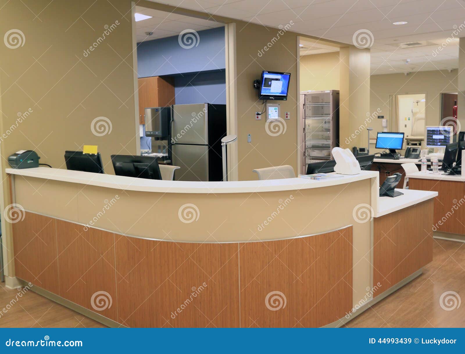 hospital reception desk