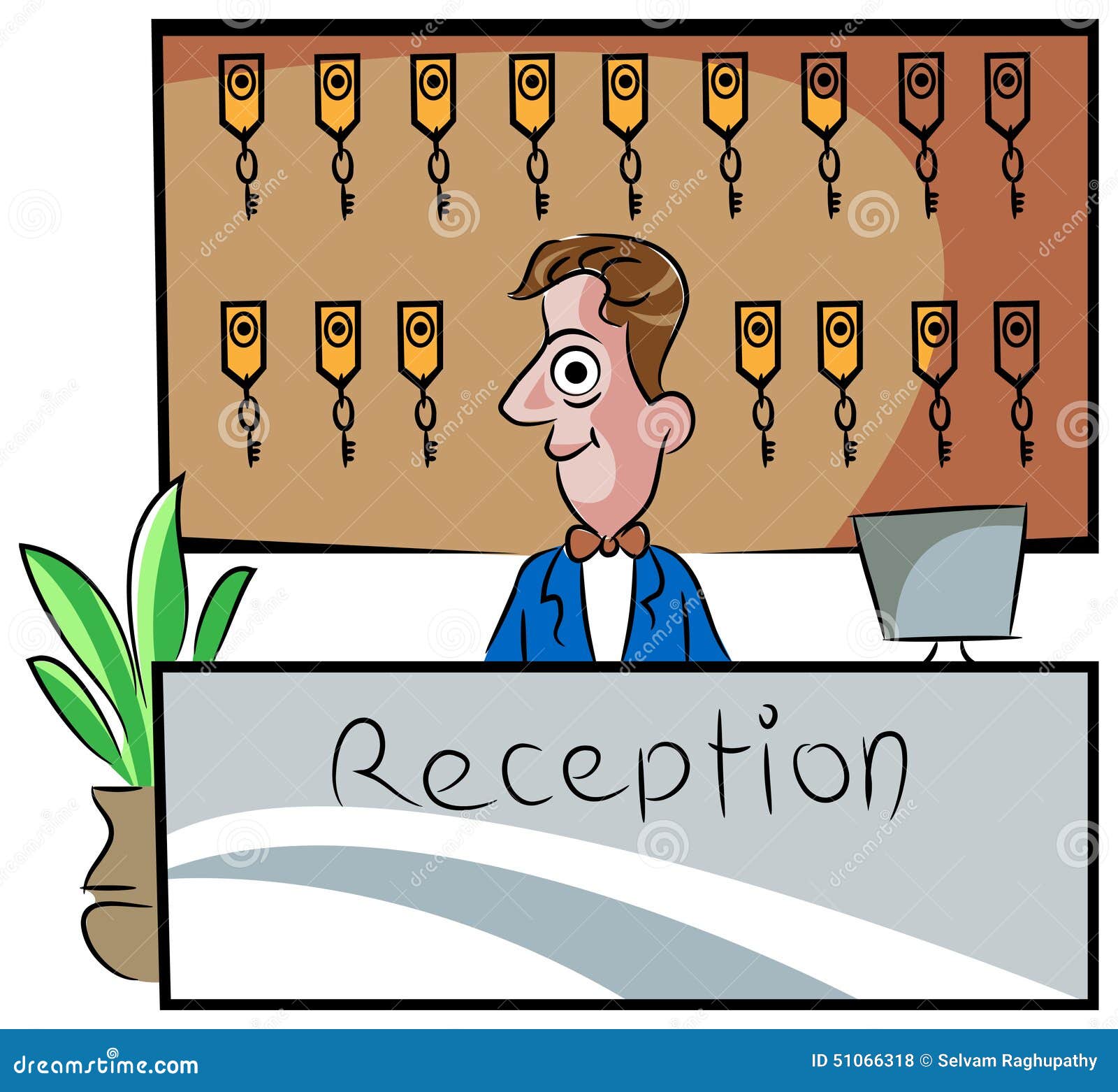 Receptionist Cartoons, Illustrations & Vector Stock Images - 11353