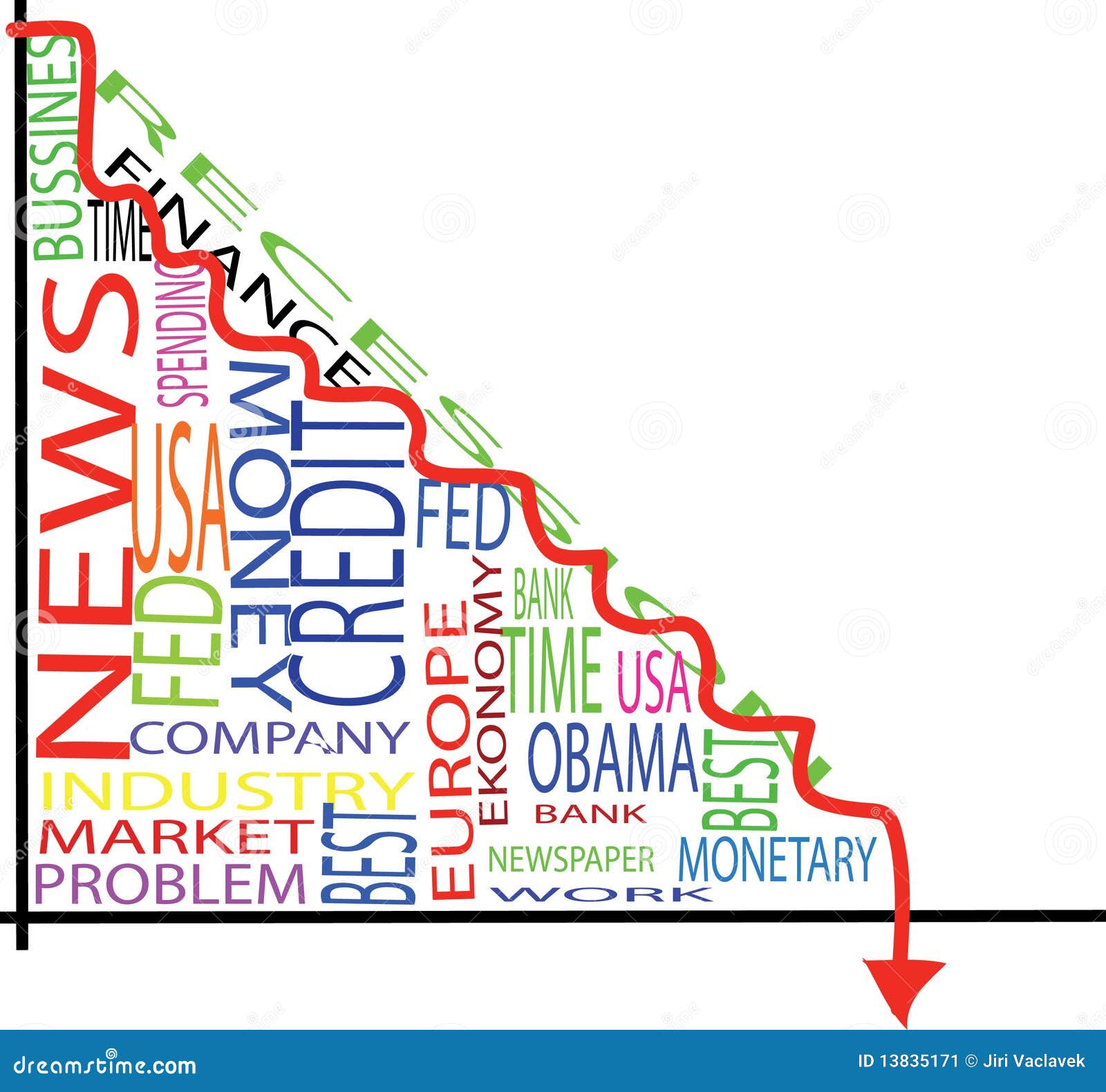 recesion graph