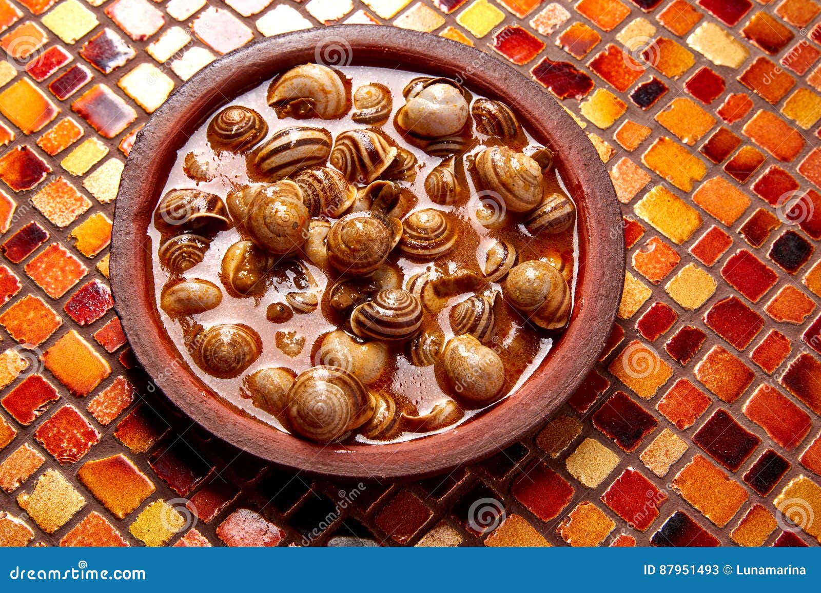 Recette D'escargot De Tapas D'Espagne Image stock - Image du comestible