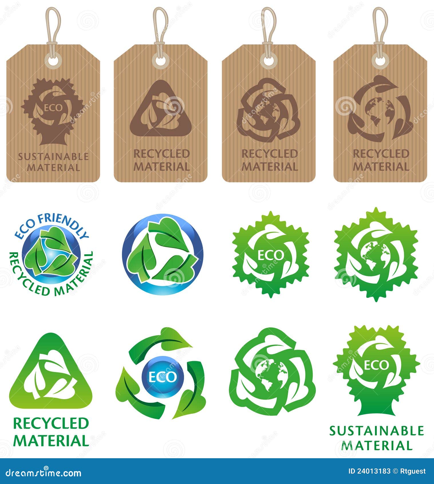 Reciclaje De Símbolos Y De De La Etiqueta Ilustración Vector - Ilustración de ambiental, flecha: 24013183