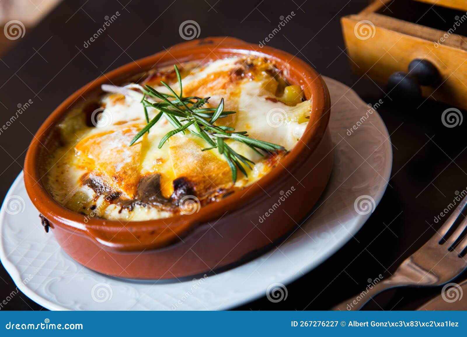 Baked Provolone Cheese with Rosemary. Stock Image Image of cuisine