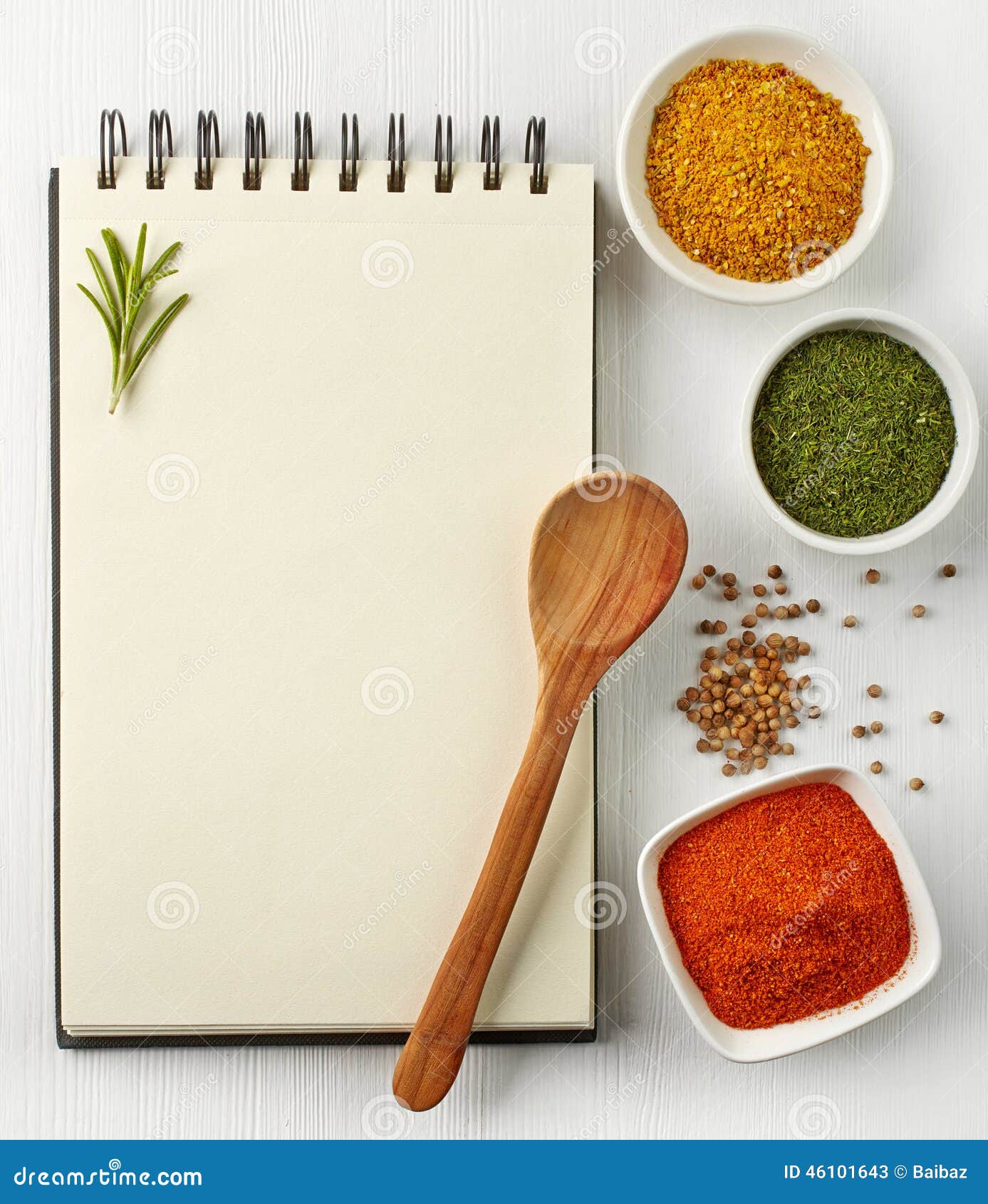 Recipe book stock image. Image of book, food, spices 46101643