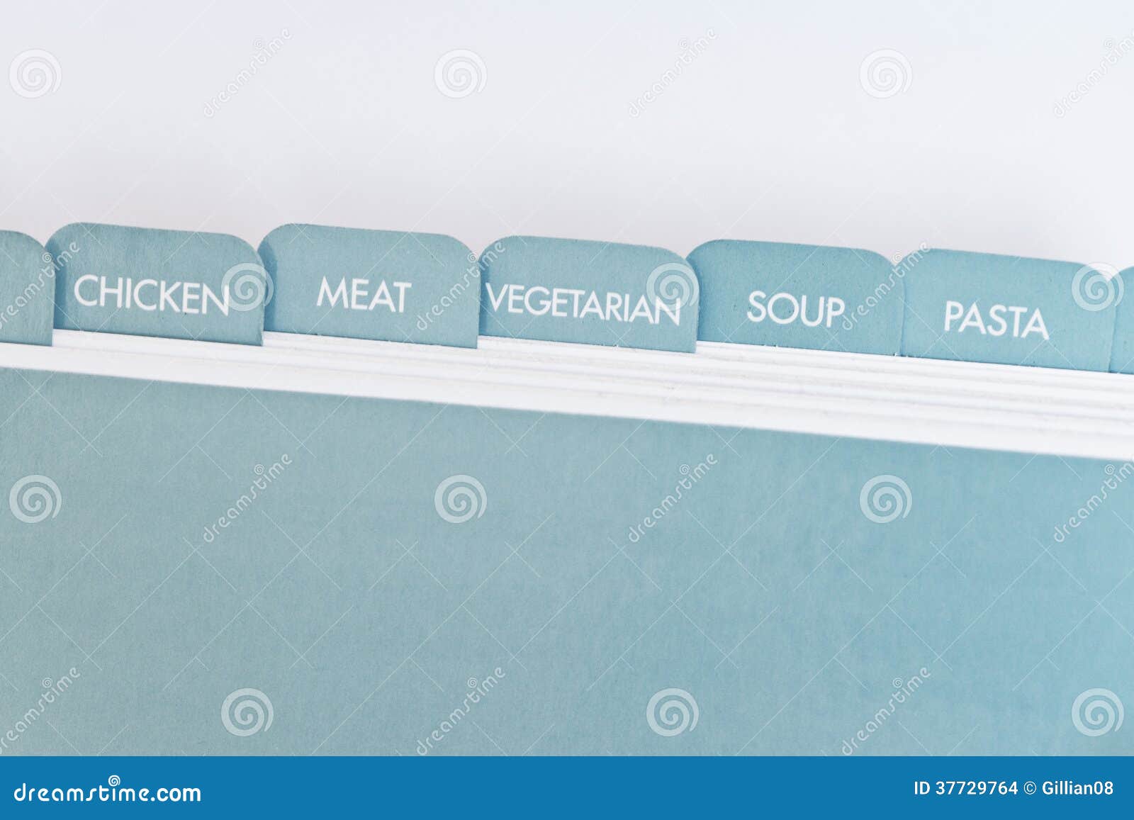 Recipe card dividers stock photo. Image of meat, text - 37729764