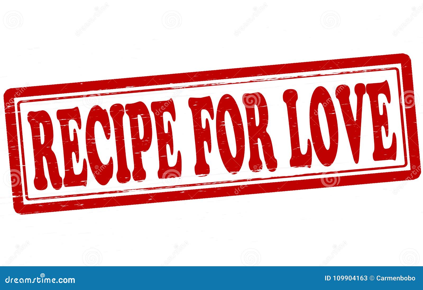 Recipe for love stock illustration. Illustration of symbol - 109904163