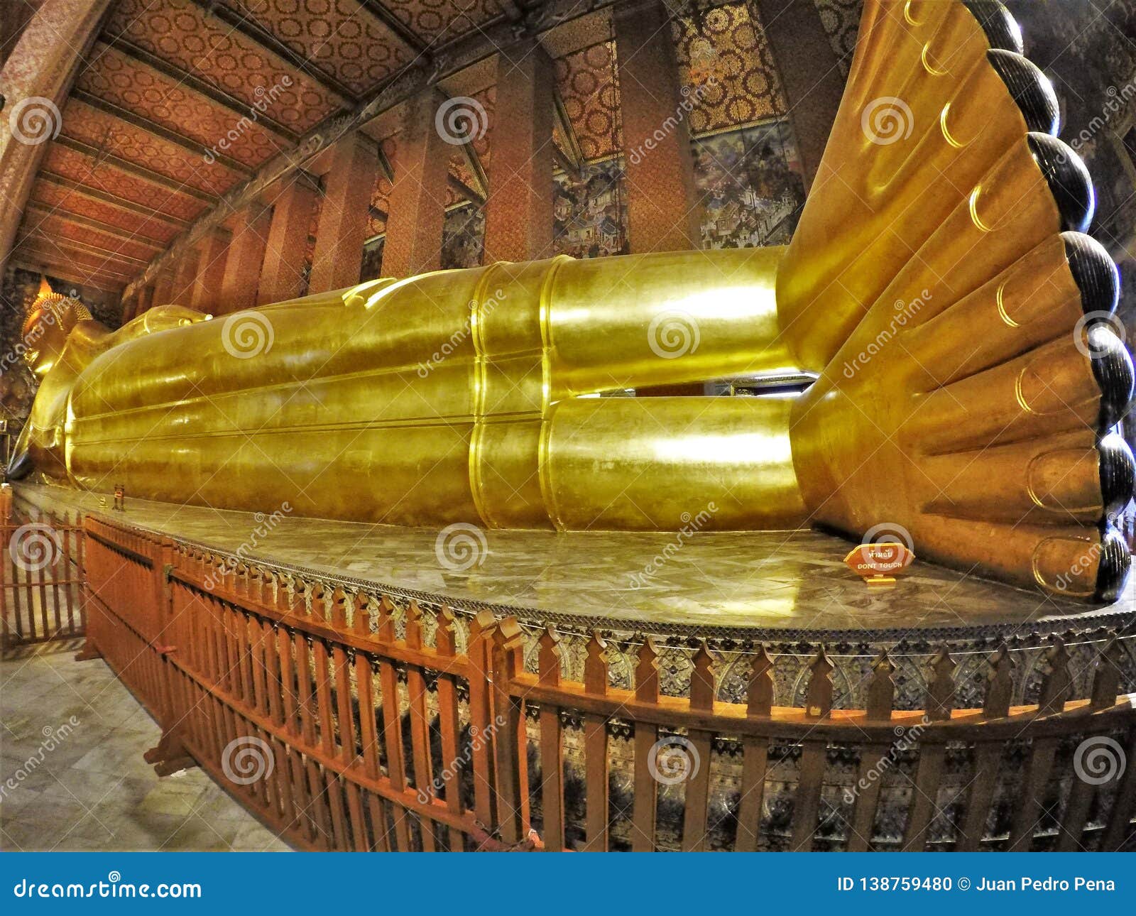 Reclining Buddha Wat Pho from Bangkok, Thailand Stock Photo - Image of