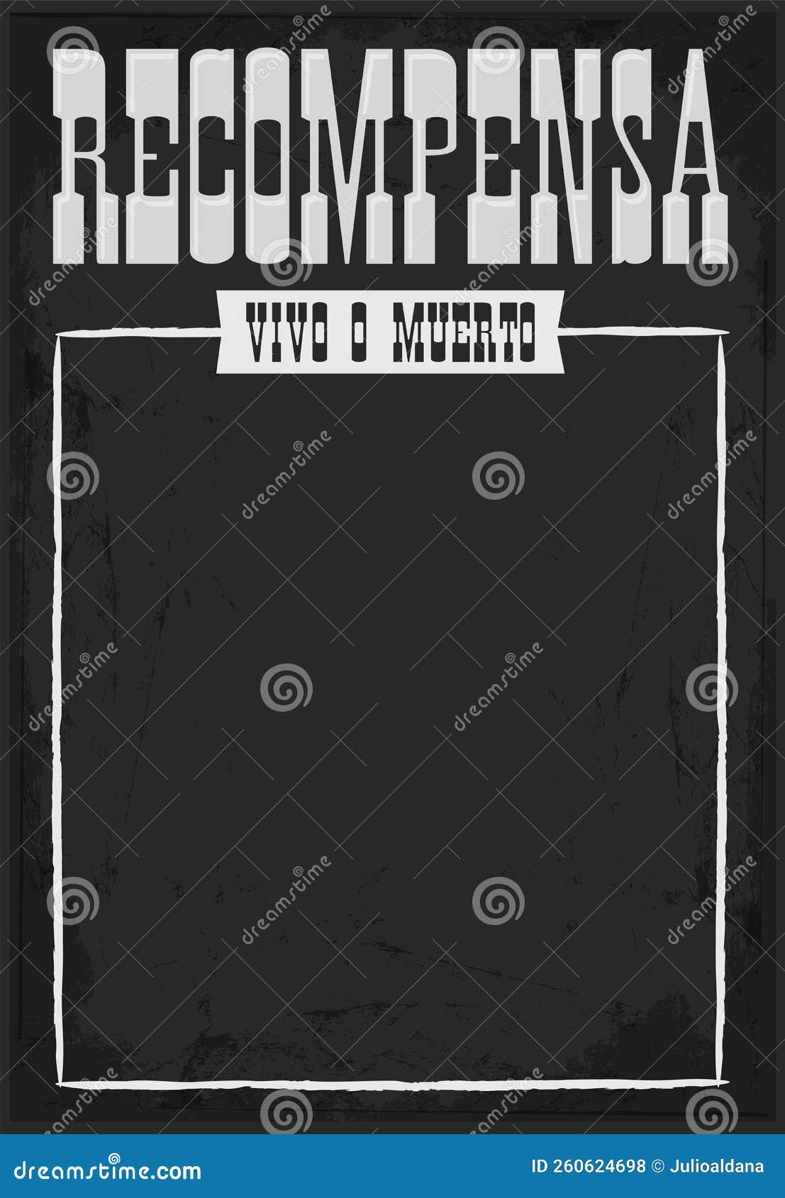 recompensa vivo o muerto, reward dead or alive poster spanish text