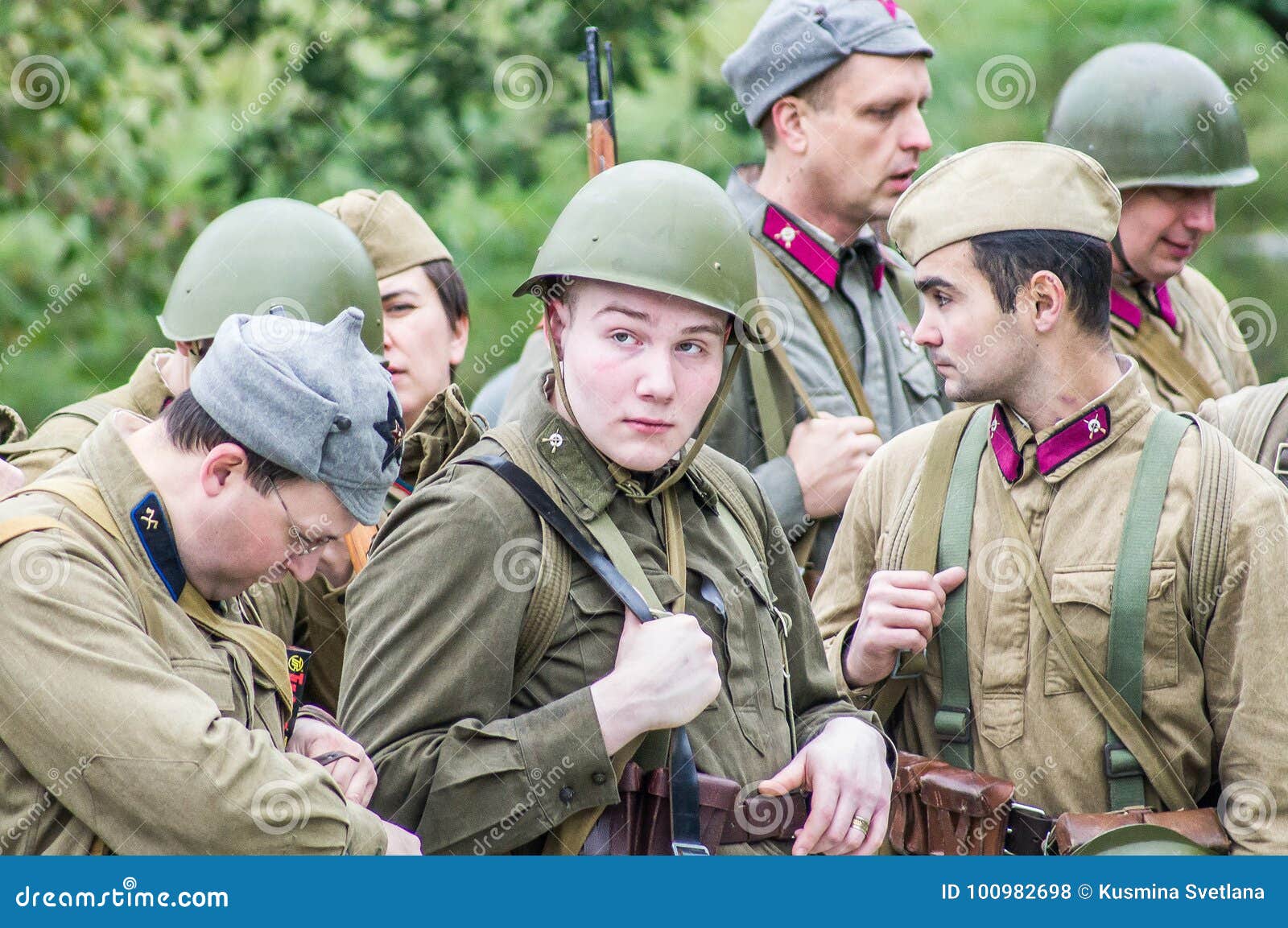 Reconstruction of Battle of 1941 World War 2 between Nazi Troops and ...