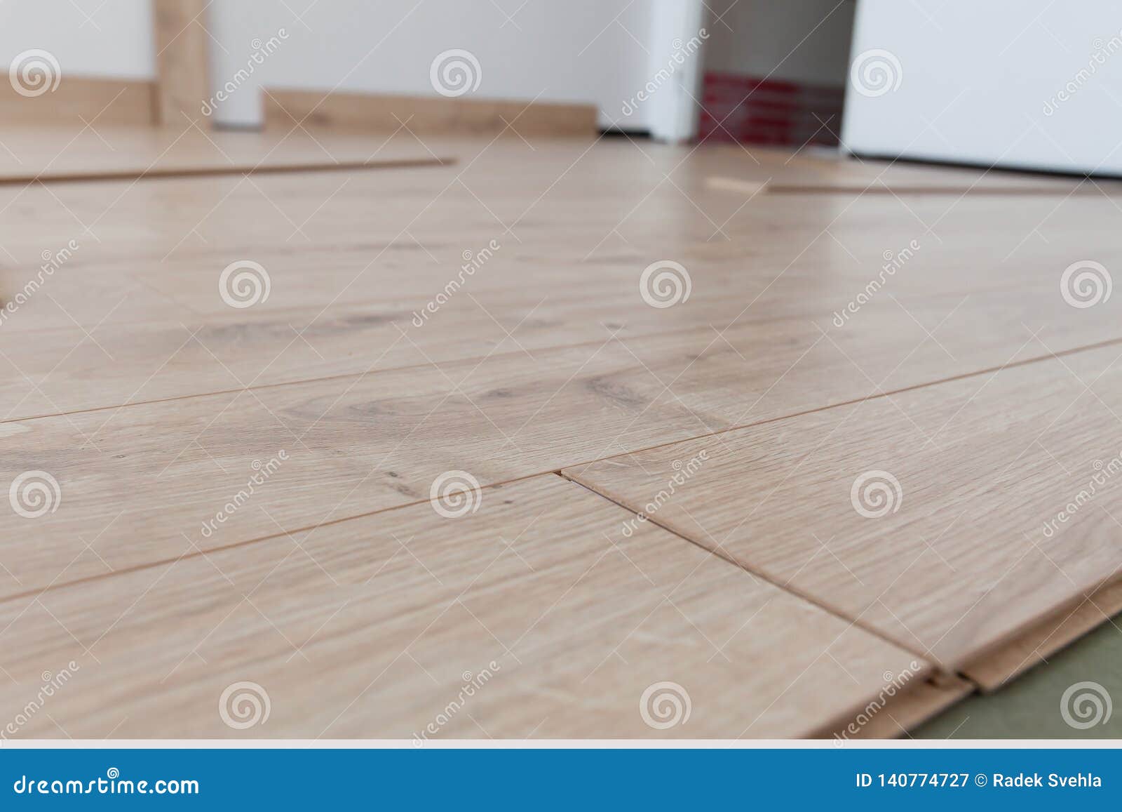 Reconstruction Of Wooden Floor Stock Image Image Of Hammer