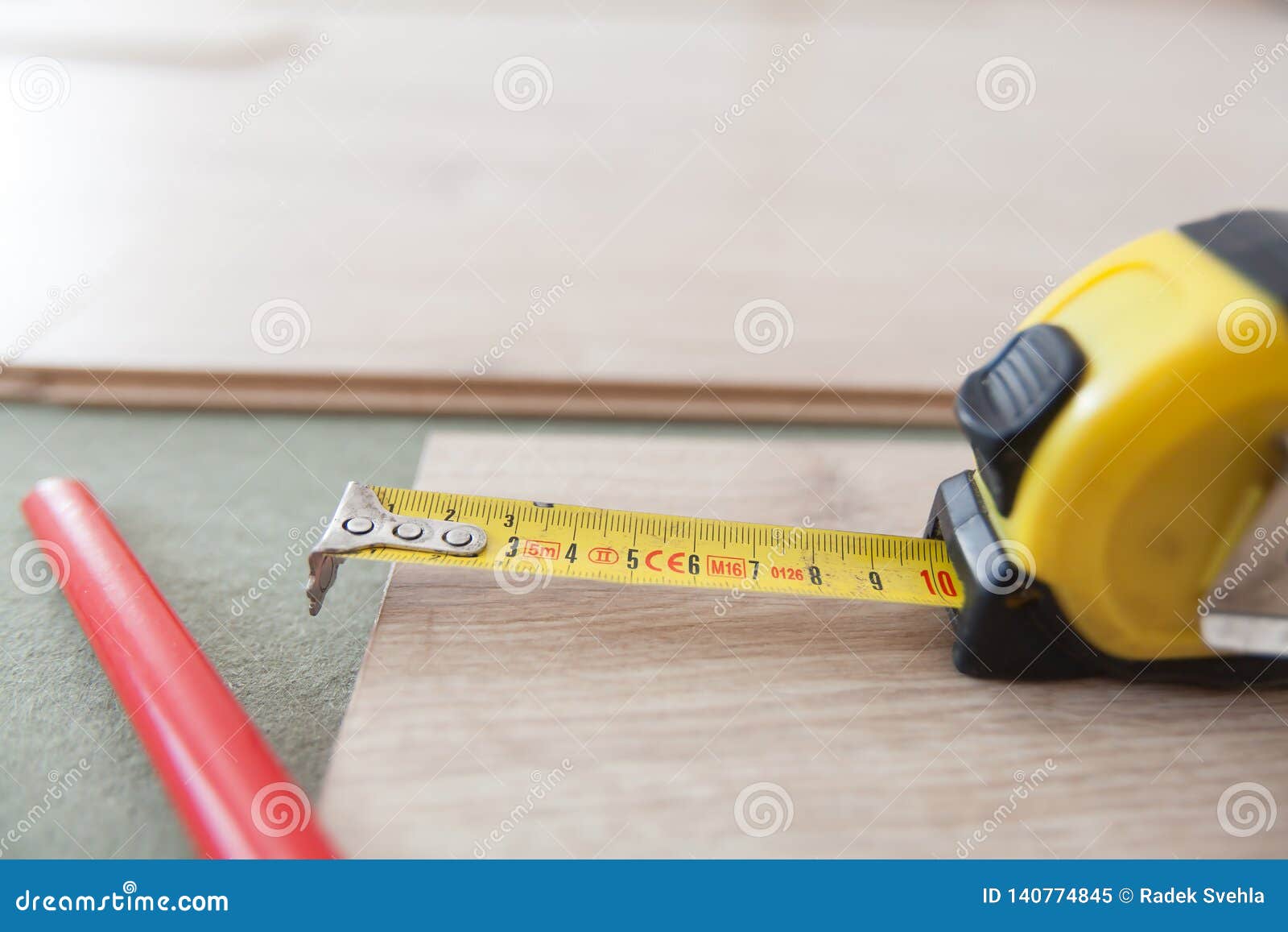 Reconstruction Of Wooden Floor Stock Image Image Of Hardwood