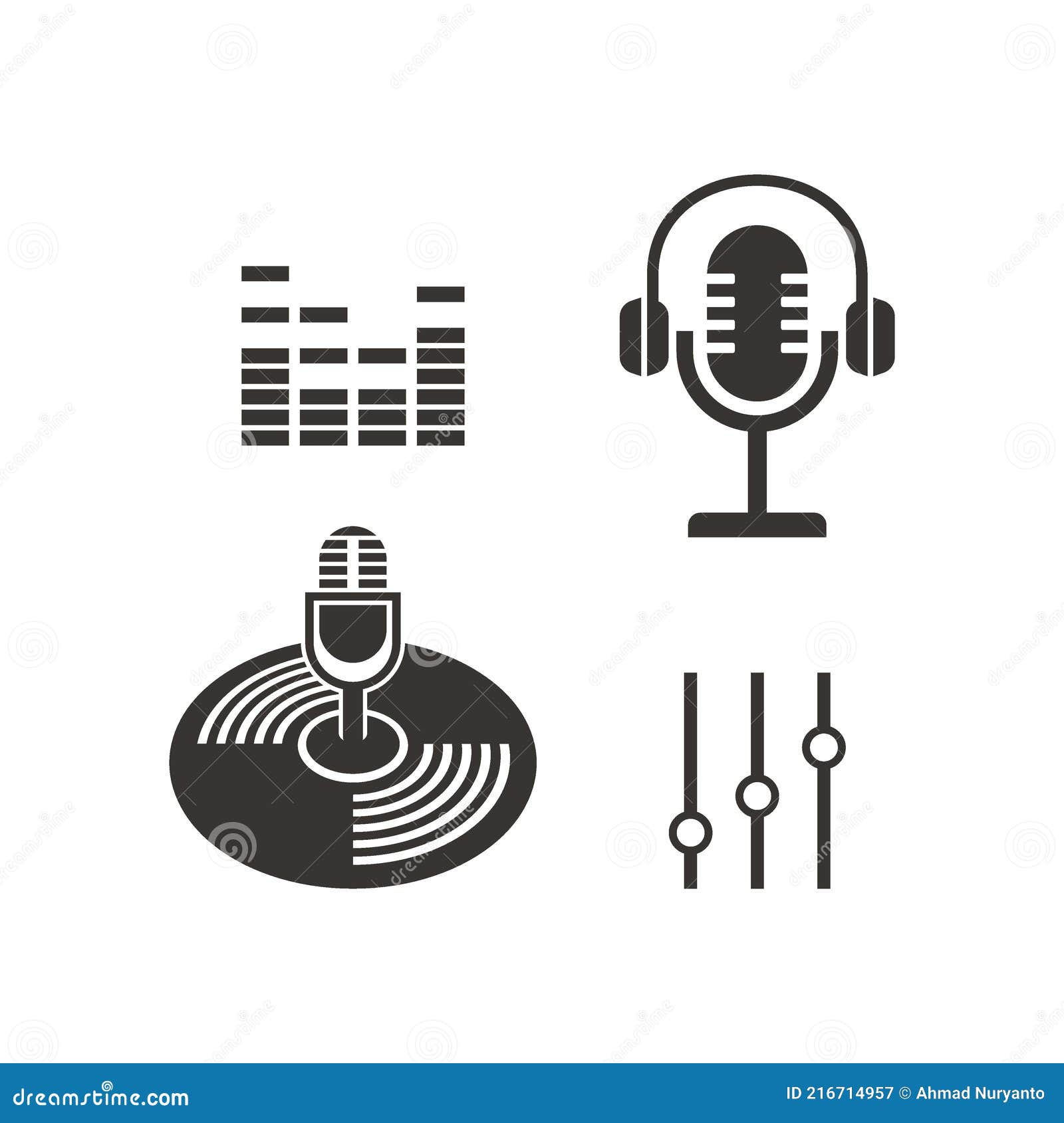 record studio icon collections