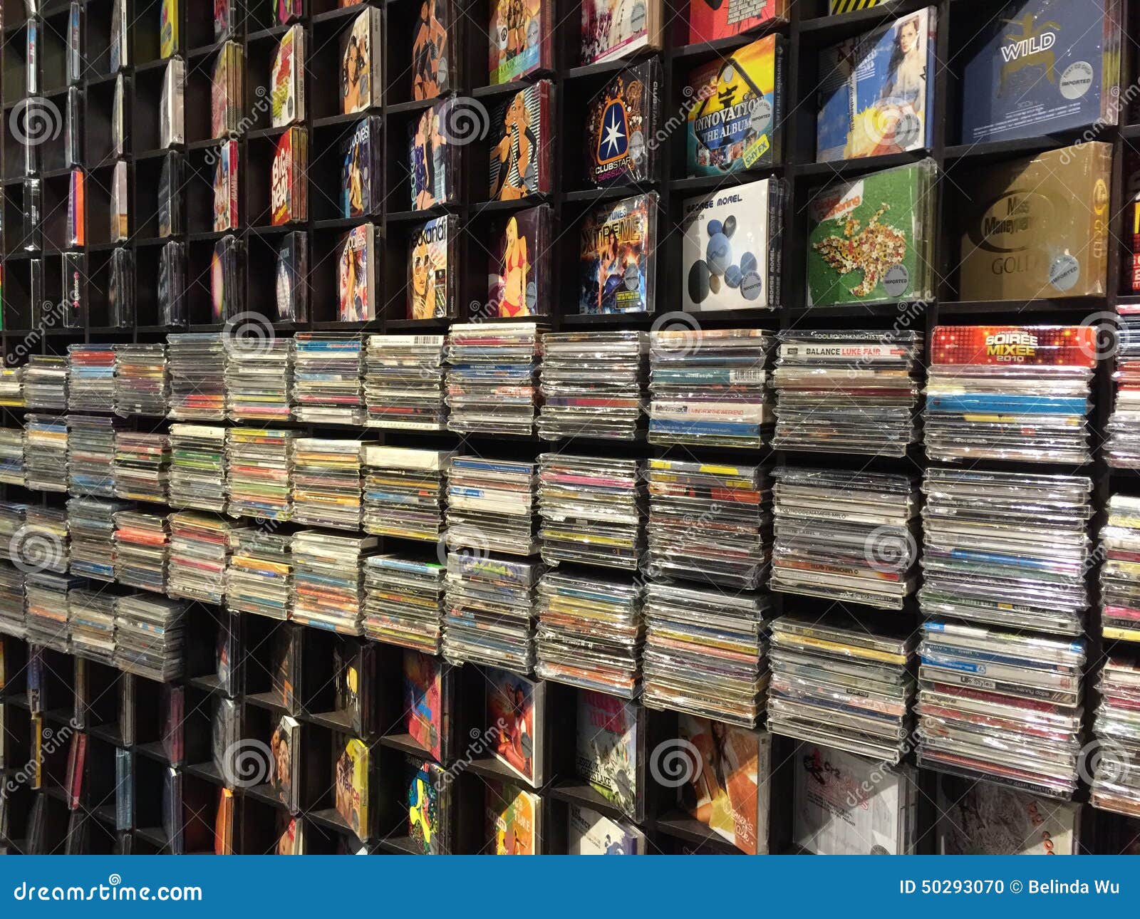 Record music store editorial image. Image of media, display 50293070