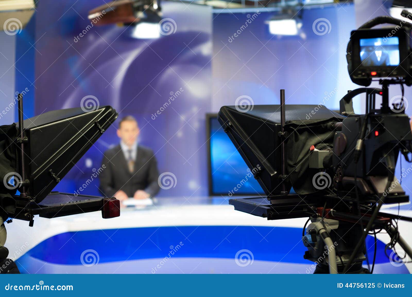 Recording Show in TV Studio Editorial Image Image of talk, interview