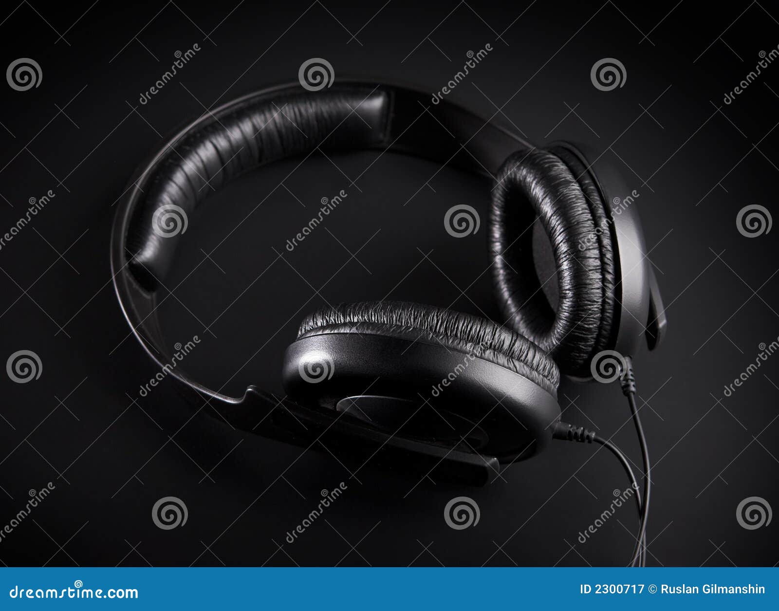 Recording Studio Headphones. Stock Image Image of computer, hearing