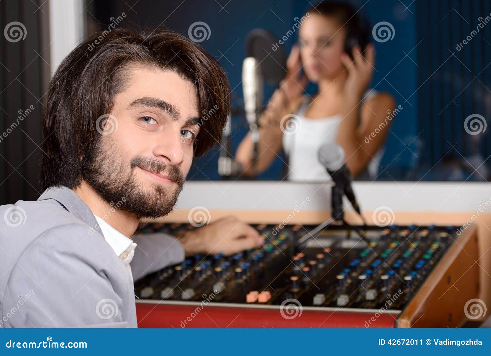 Recording Studio stock image. Image of entertainment 42672011