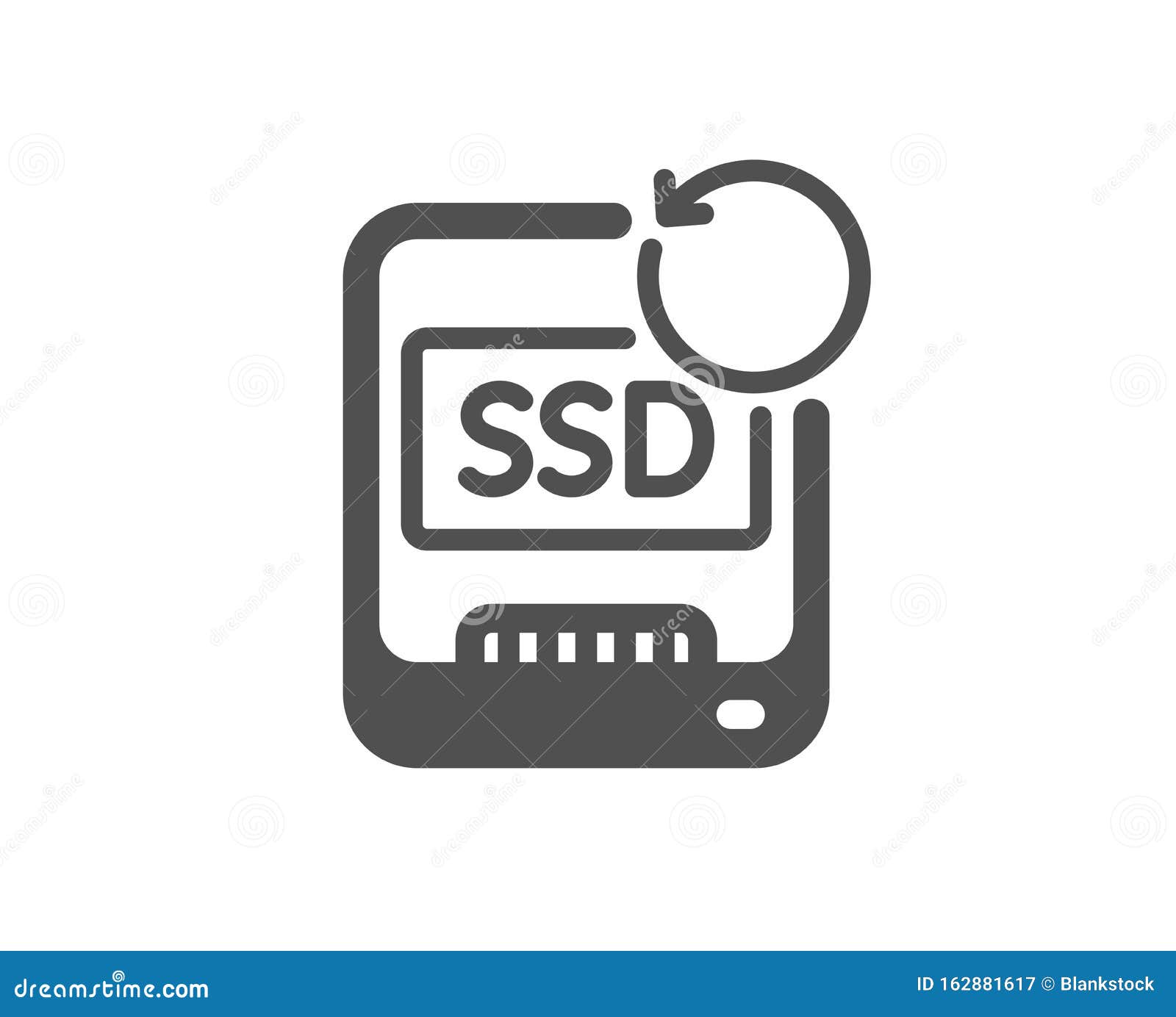 Recovery Ssd Icon. Backup Data Sign. Restore Information. Vector Stock - Illustration of classic, quality: 162881617