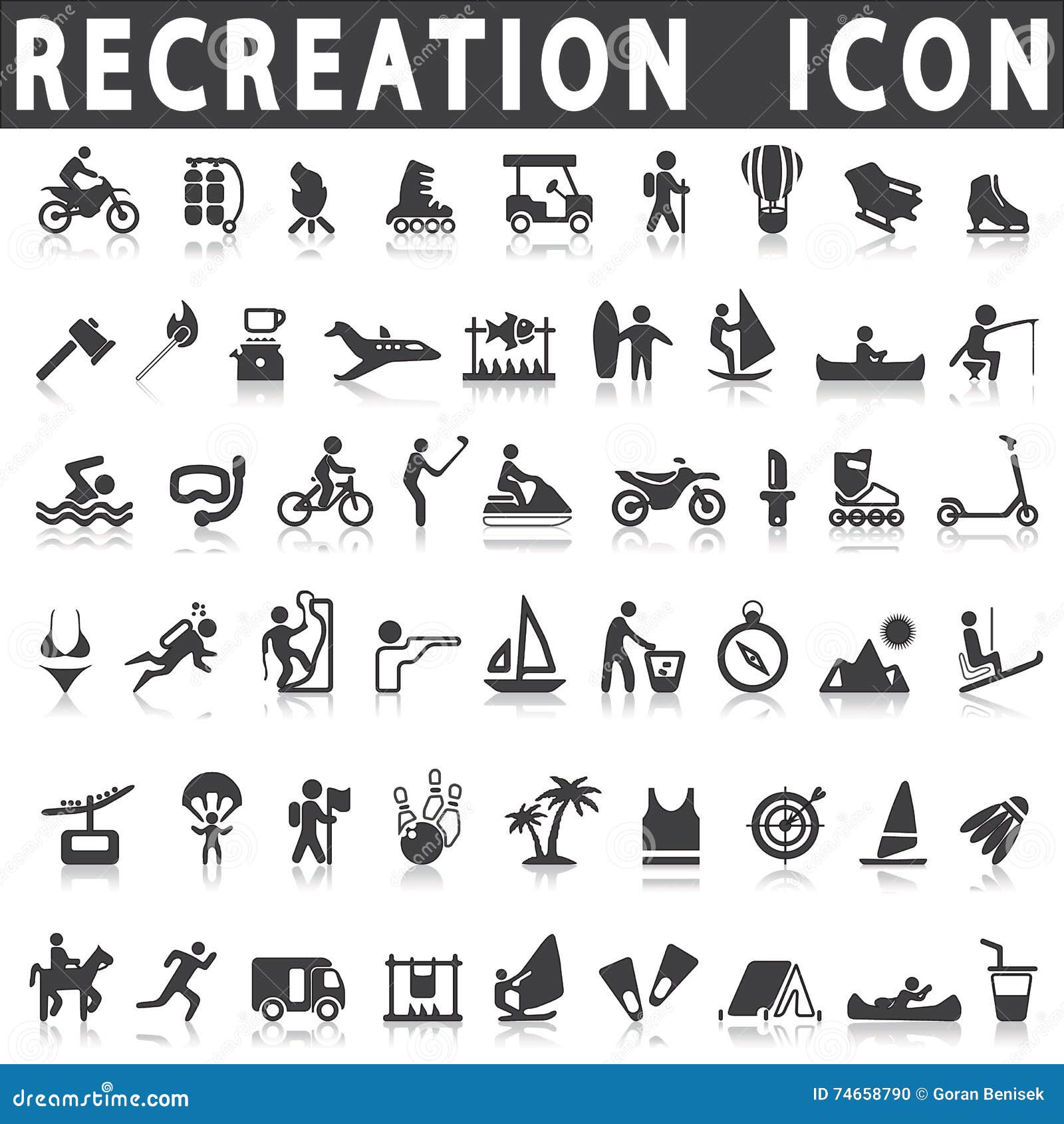 recreation icons