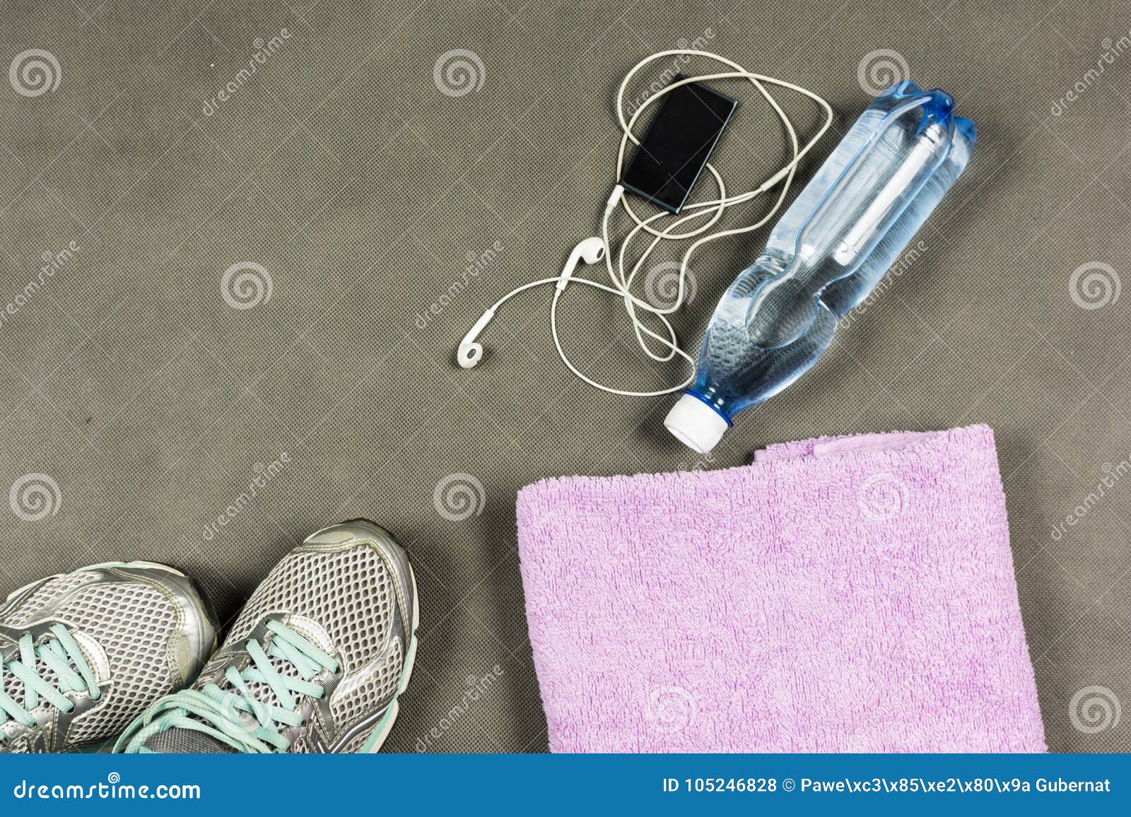 Recreational Running Jogging Attributes. Stock Photo Image of