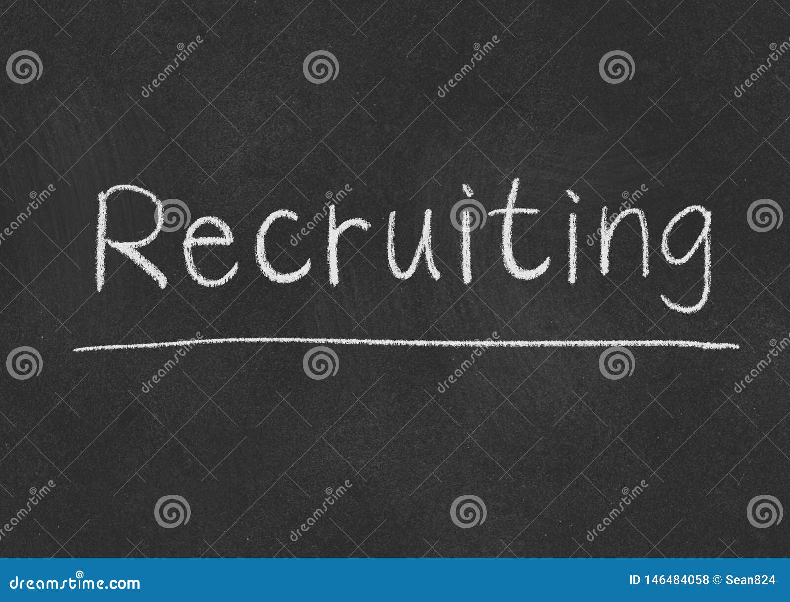 Recruiting stock photo. Image of business, blackboard 146484058