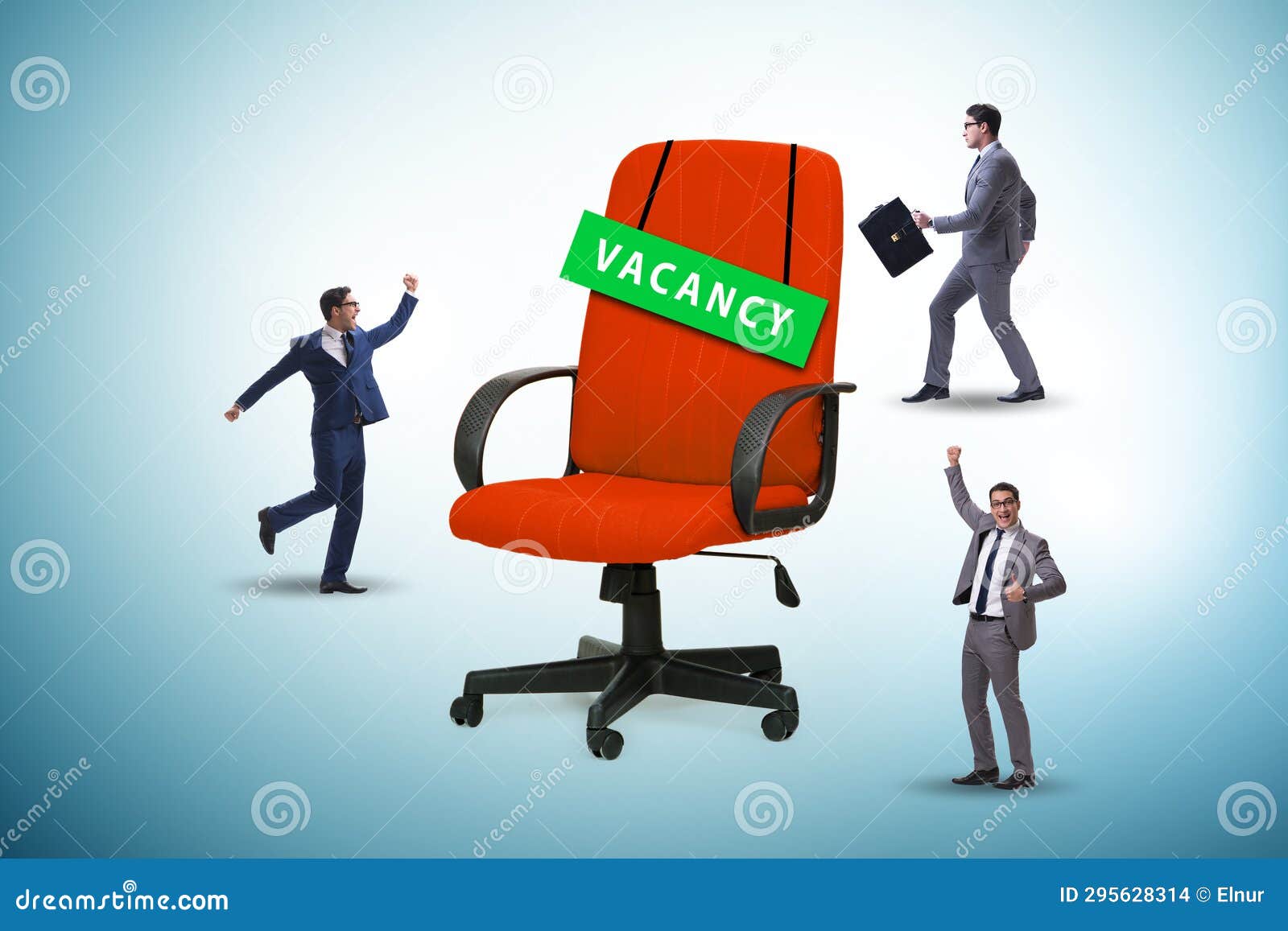 Recruitment Concept with Office Chair Stock Photo - Image of employee ...