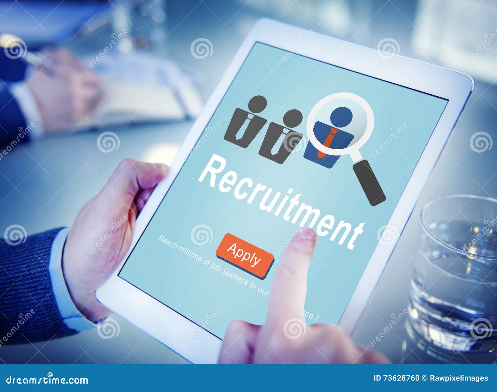 Recruitment Hiring Manpower Headhunting Strategy Concept Stock Photo