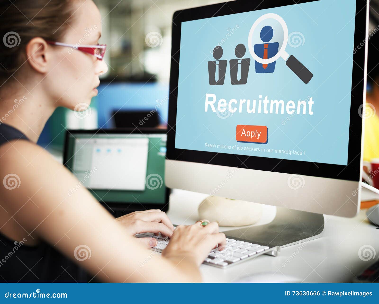 Recruitment Hiring Manpower Headhunting Strategy Concept Stock Photo Image of connection