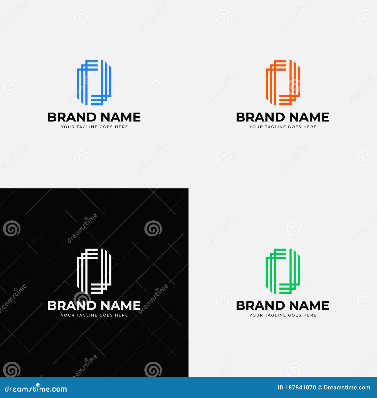 rectangle line art style creative modern initial letter o logo   template. professional abstract letter o icon 