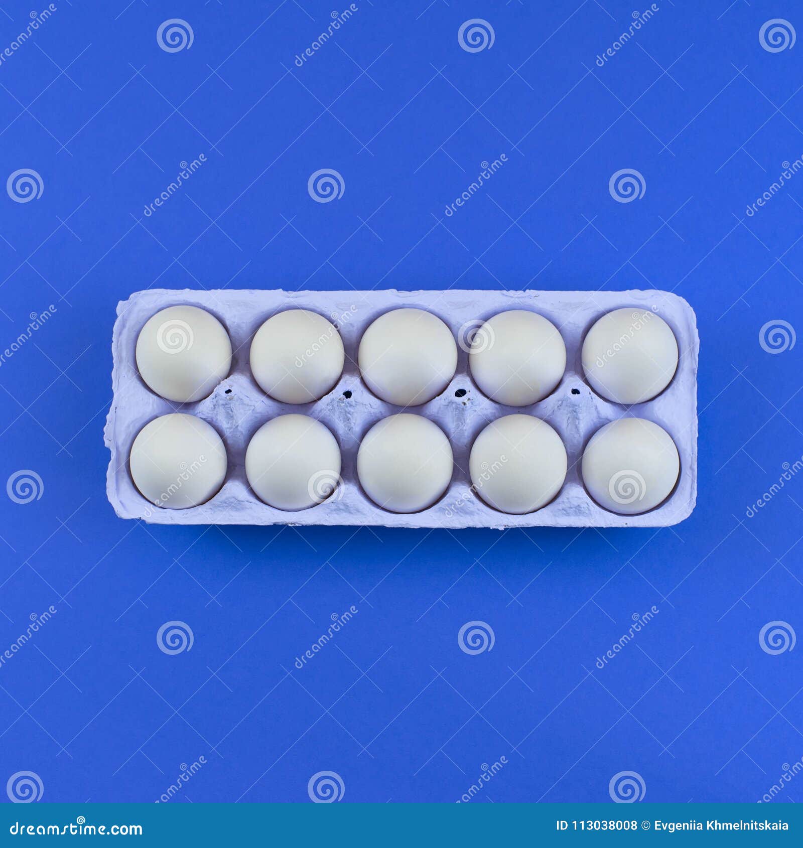 Rectangular Box with Chicken Eggs. Stock Photo Image of bright, eggs