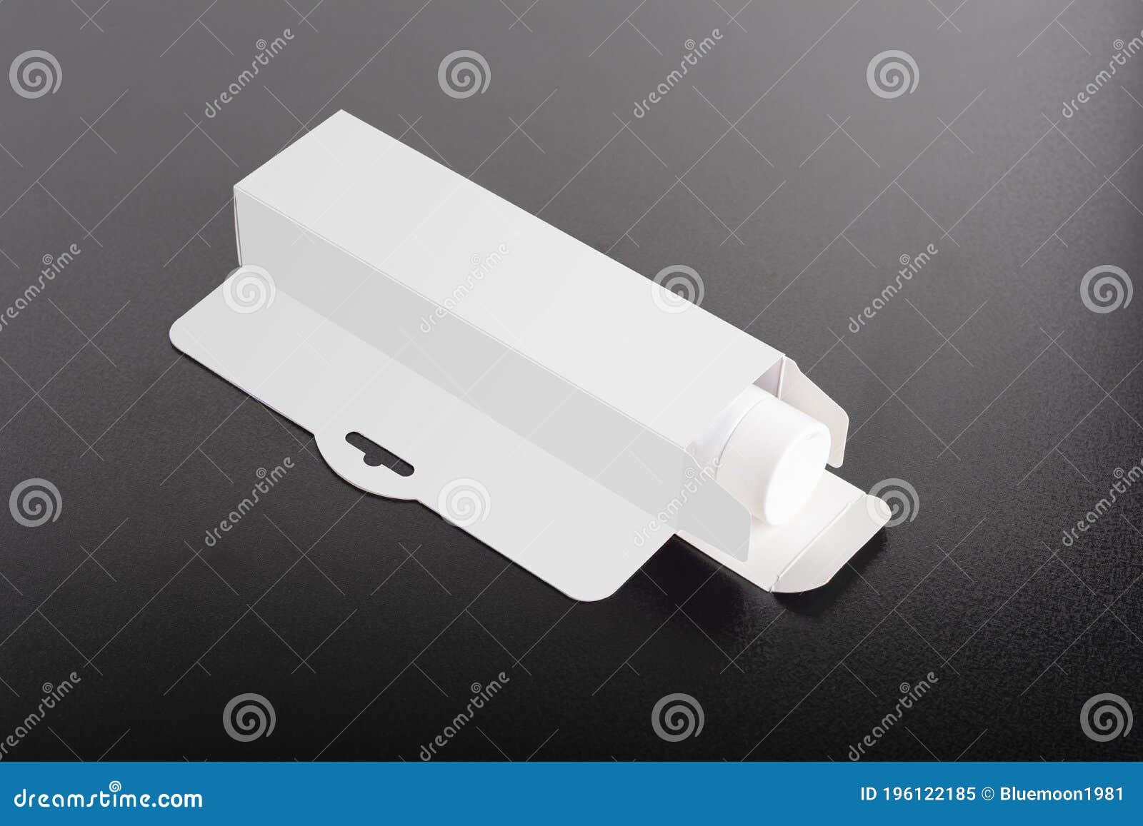 Download Rectangular Box Package Mock Up With Inside Tube Mock-up ...