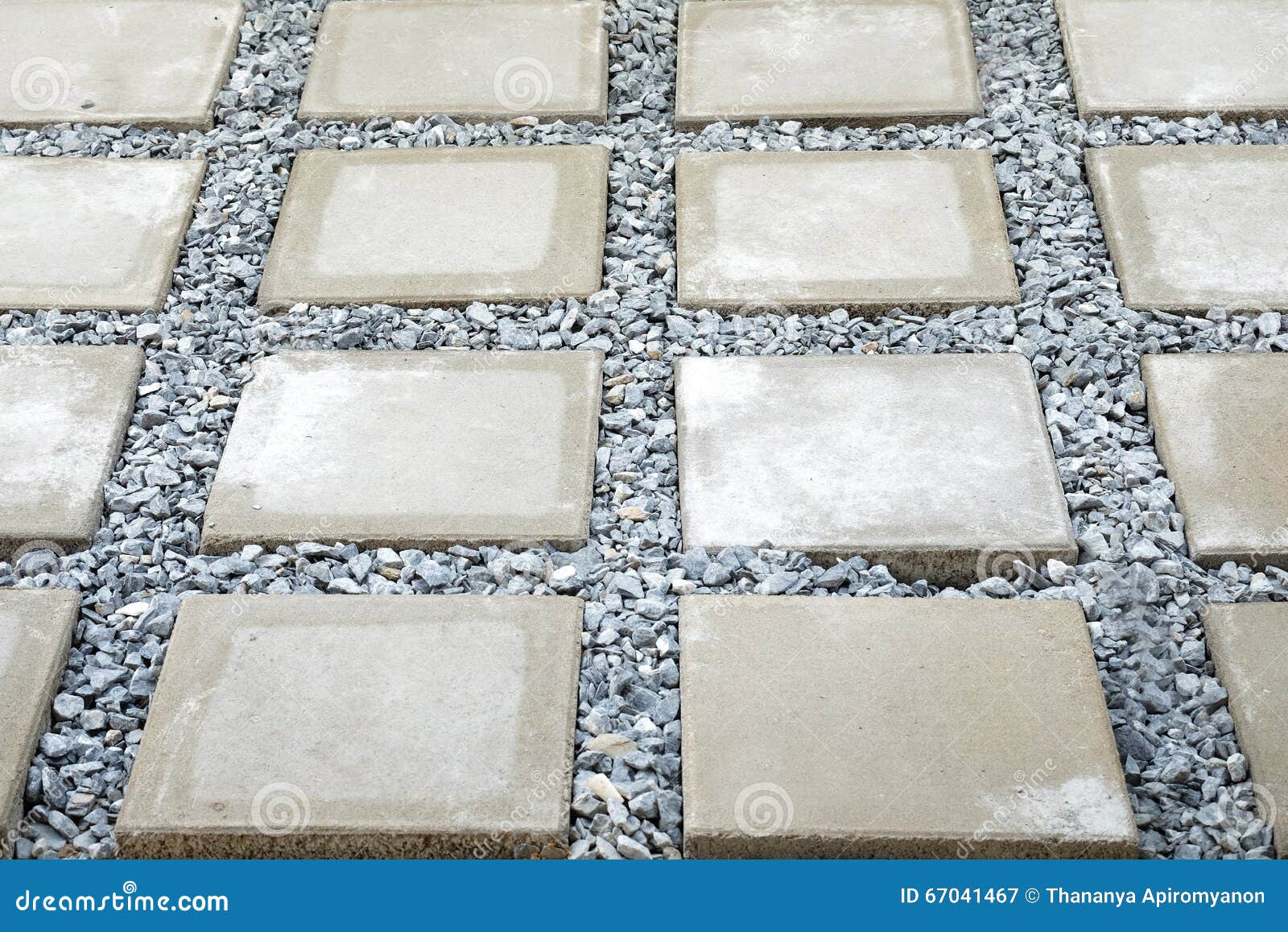 Rectangular Concrete Flagstone Stock Image Image of grit, concrete 67041467
