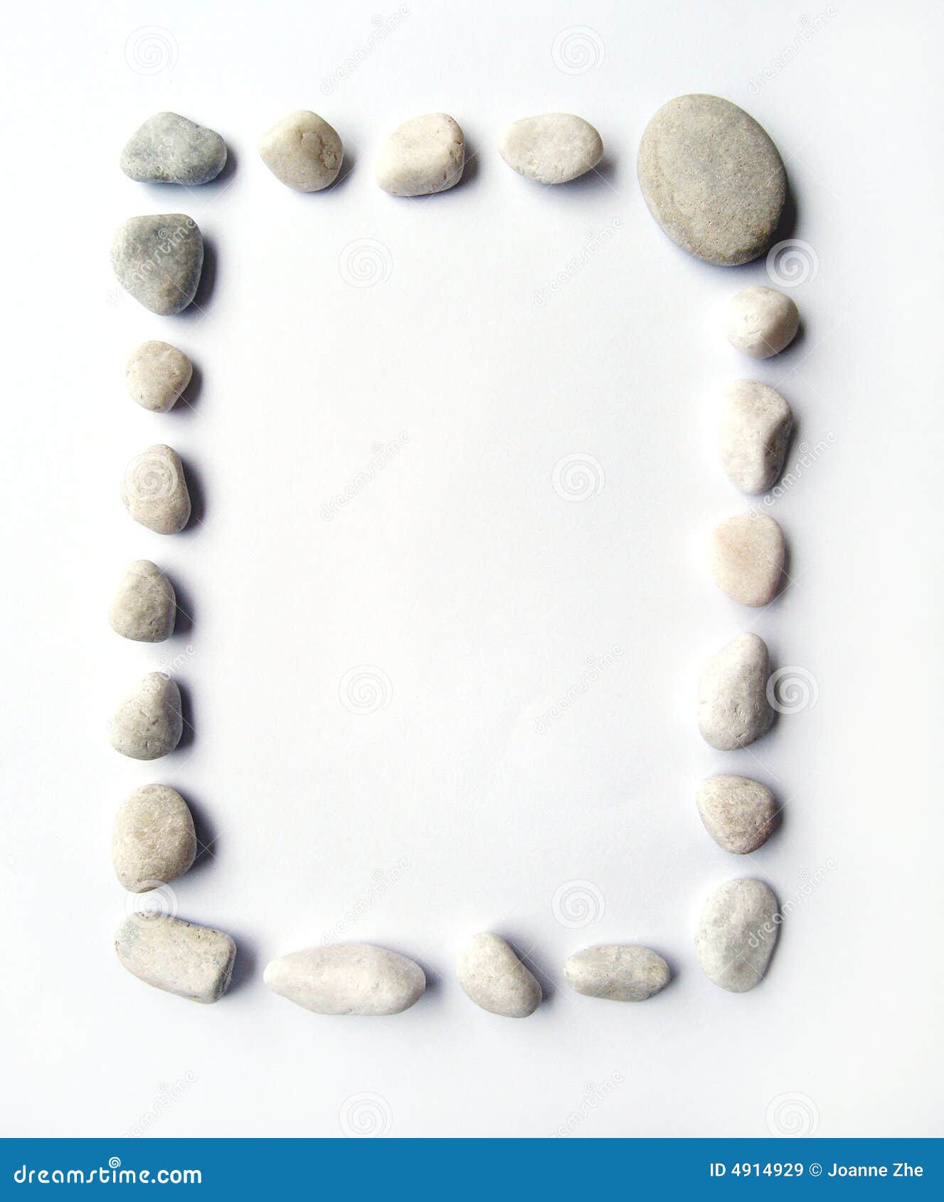 rectangular pebbles frame