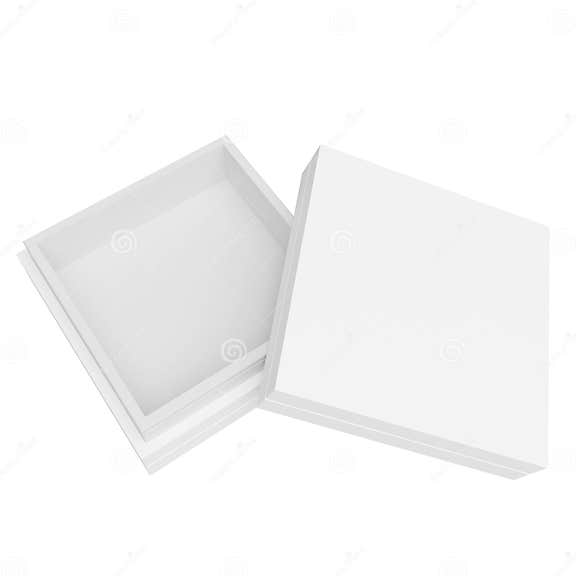 Rectangular White Box Pattern Looks Beautiful and Clean Isolated on ...