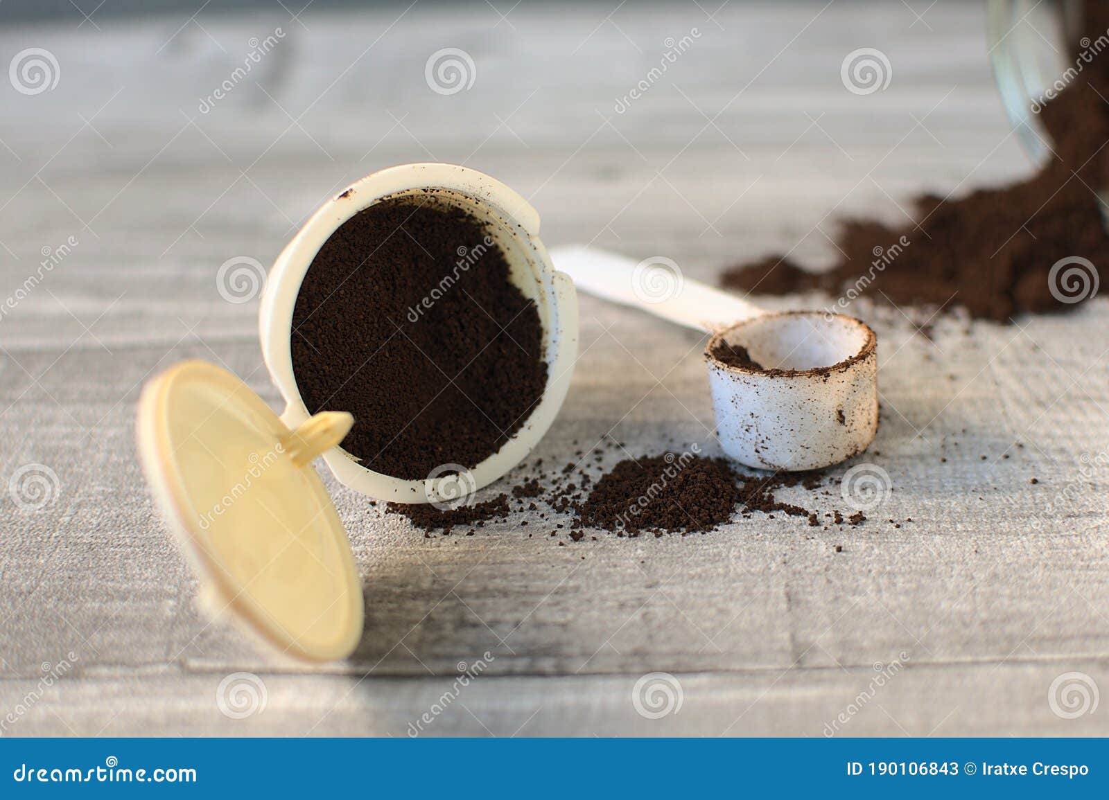 Recyclable coffee capsule stock image. Image of morning 190106843
