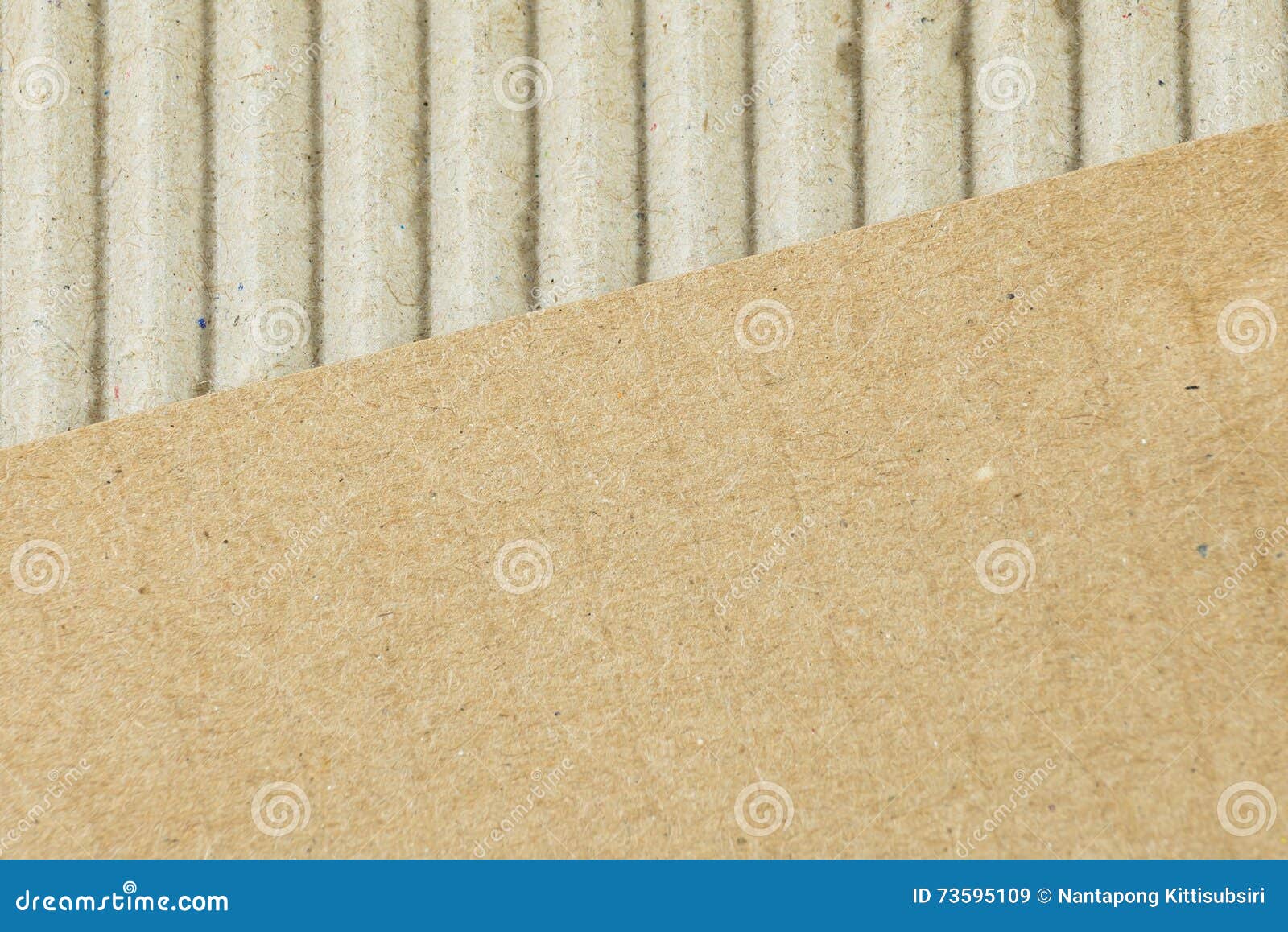 Recyclable Corrugated Cardboard Stock Image Image of fiber, liner