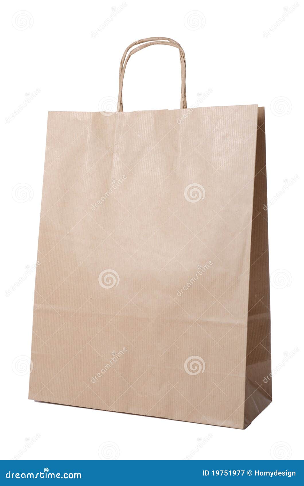 Recyclable paper bag stock image. Image of package, carry 19751977