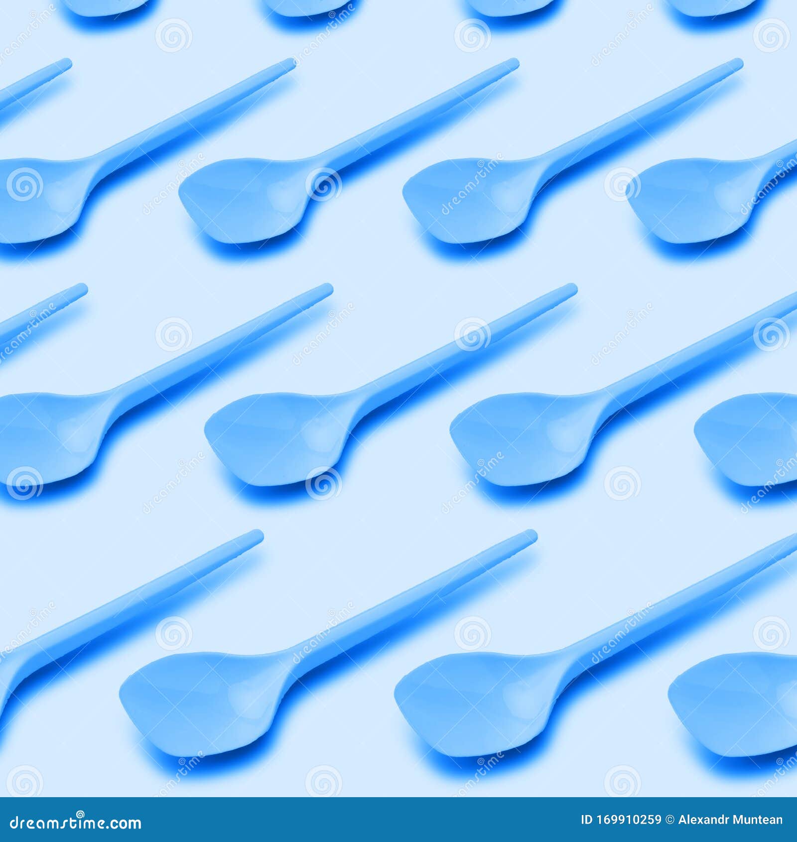 Recyclable plastic spoons stock image. Image of pastel 169910259