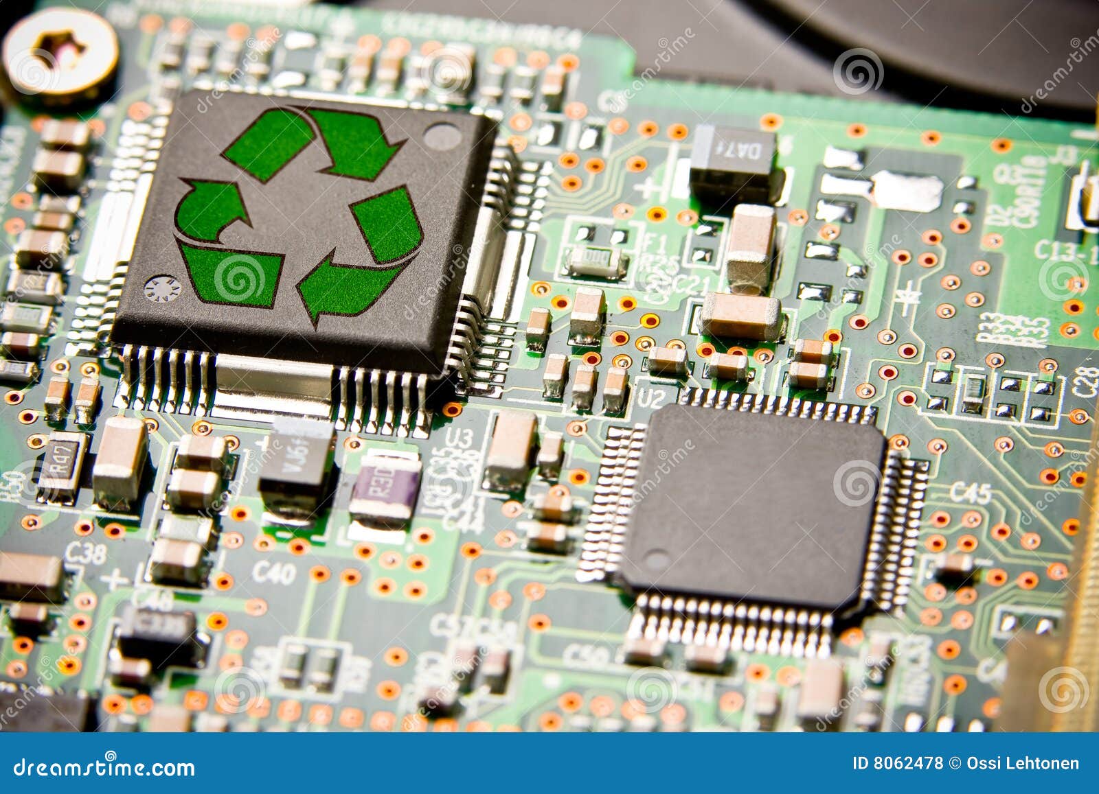 Recycle stock photo. Image of computing, junk, chip, informatica 8062478