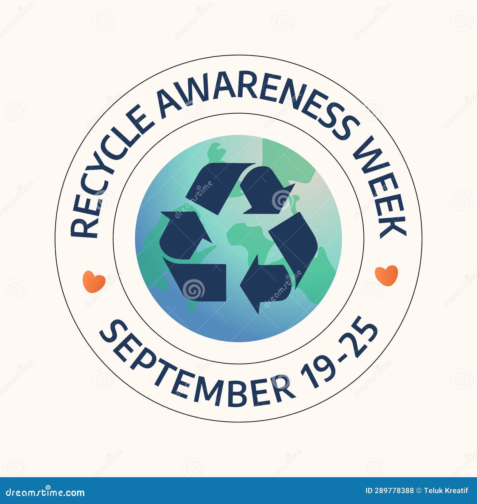 Recycle Awareness Week Design Template Good for Celebration Usage