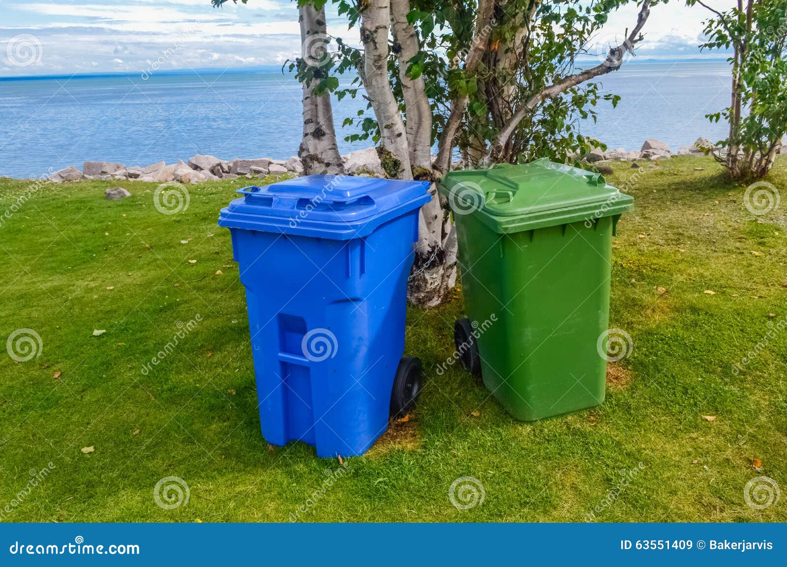 Recycle bins in Canada stock image. Image of pollution 63551409