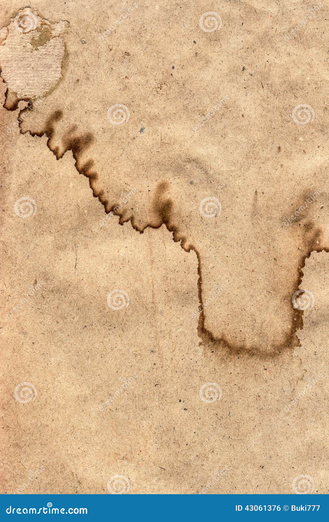 Recycle Brown Kraft Paper Coarse Grain Grunge Texture Stock Photo