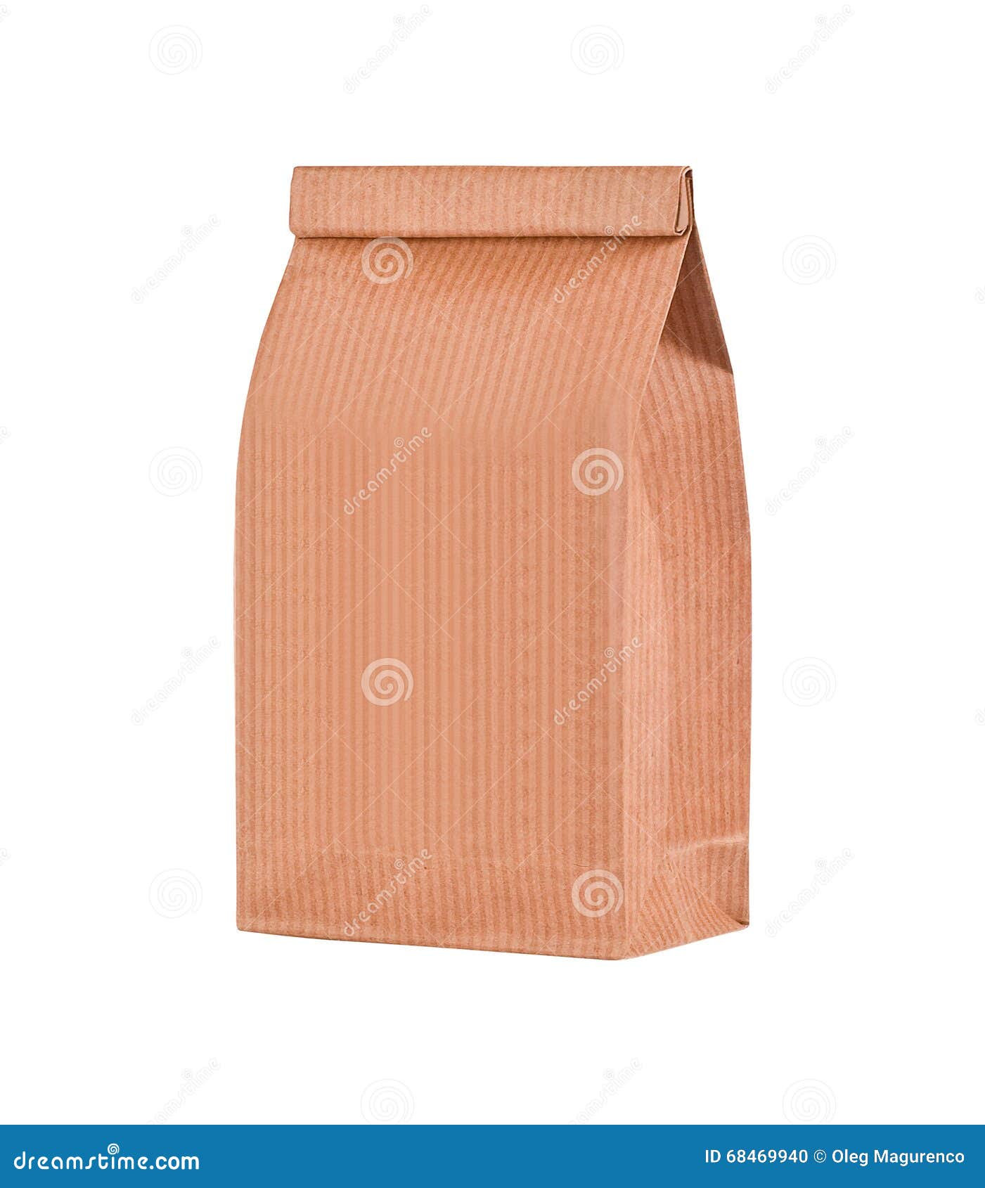 Recycle brown paper bag stock photo. Image of isolated 68469940