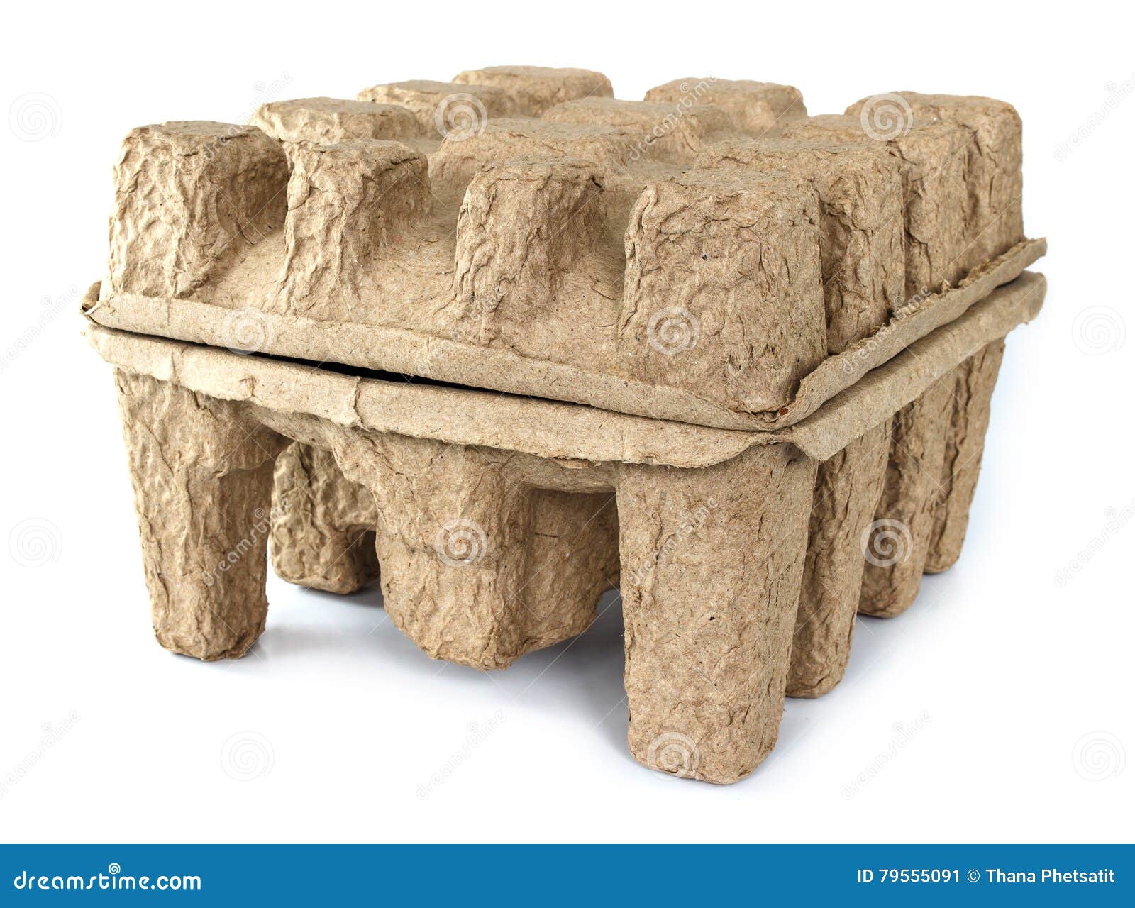 Recycle Paper Pulp Protective Packaging Stock Image Image of