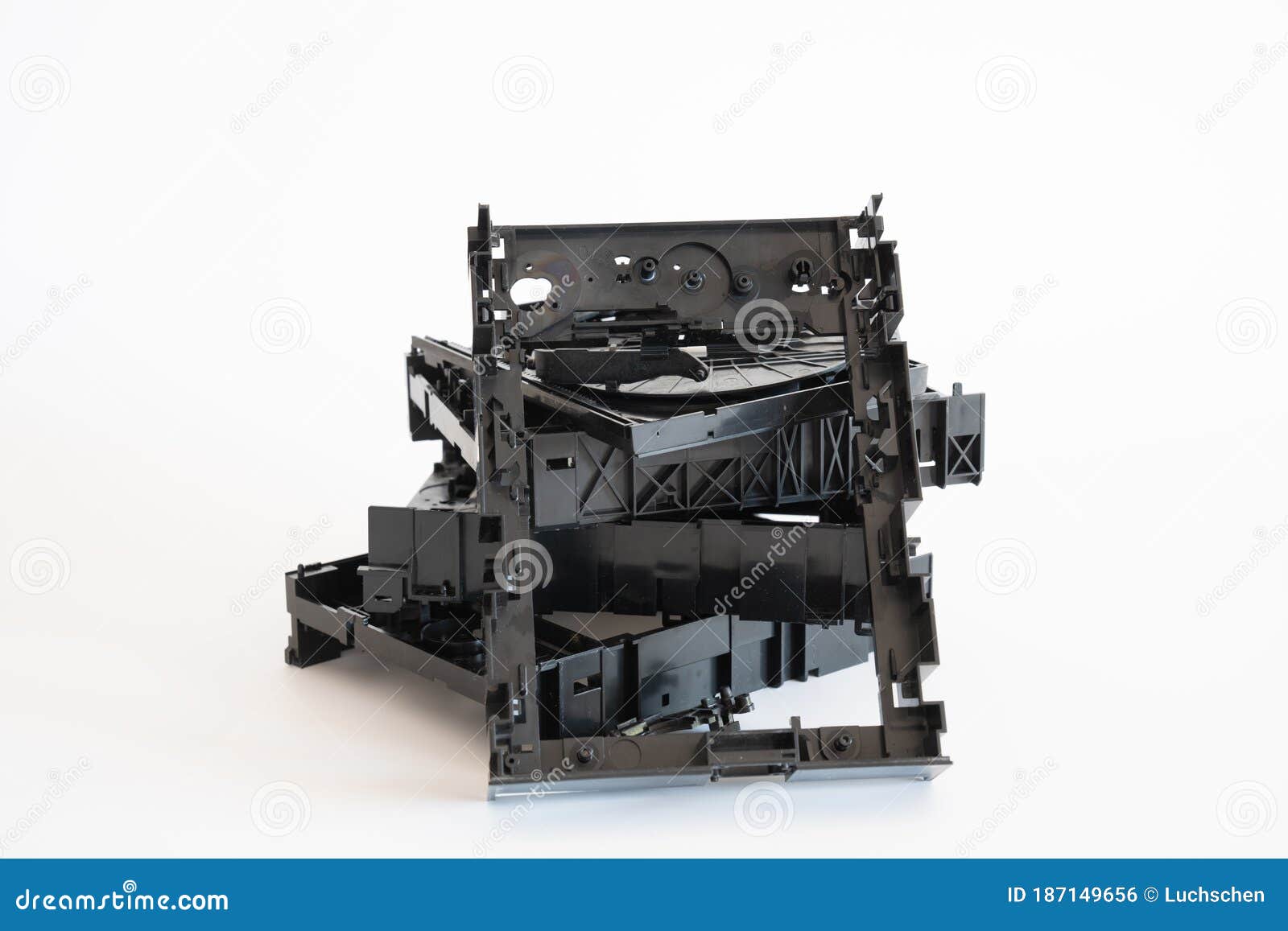 Recycle Parts from Old Computers for Elaboration.conversion Stock Photo