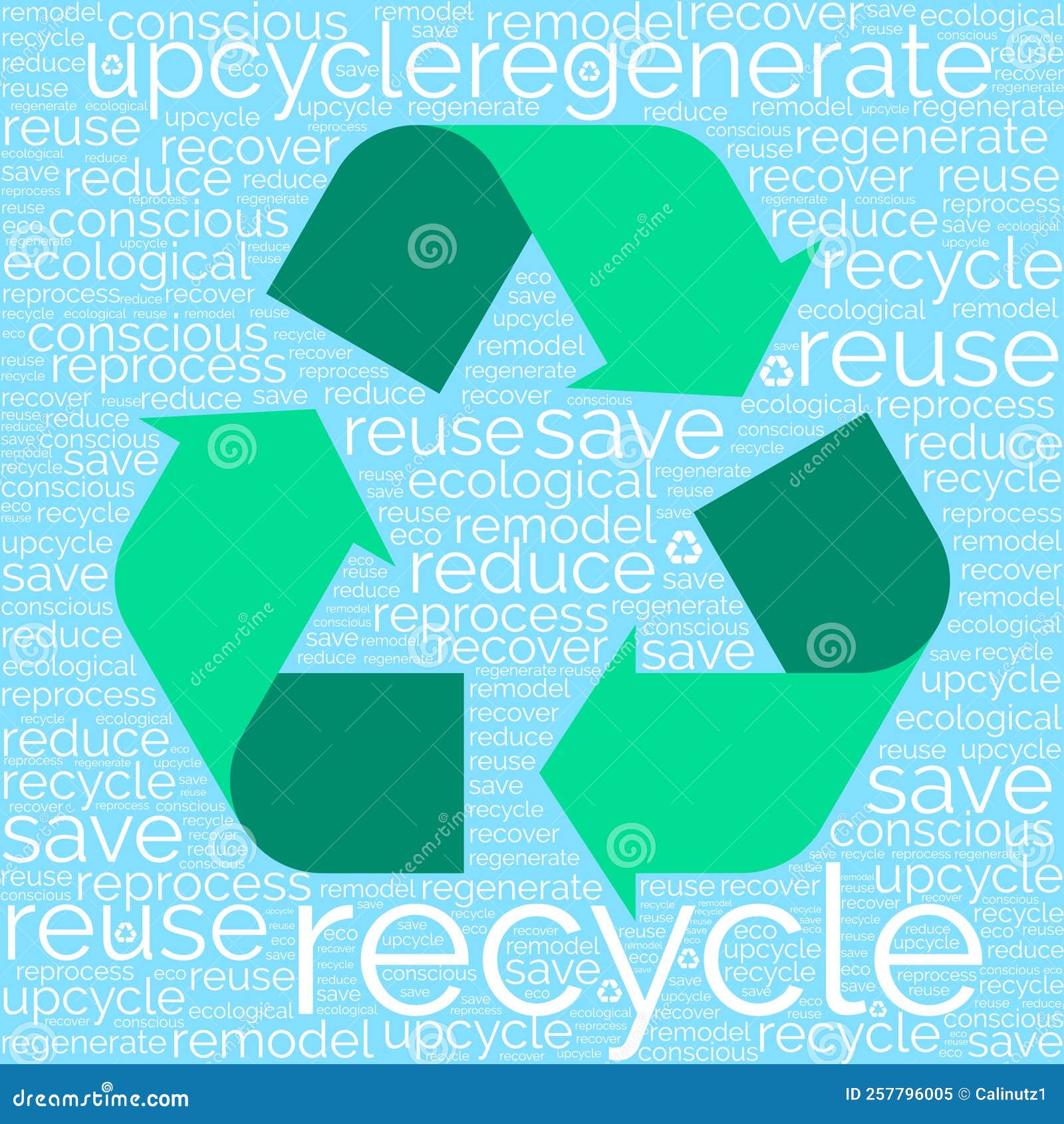 recycle, regenerate, remodel, reprocess, reuse, save, upcycle  word cloud
