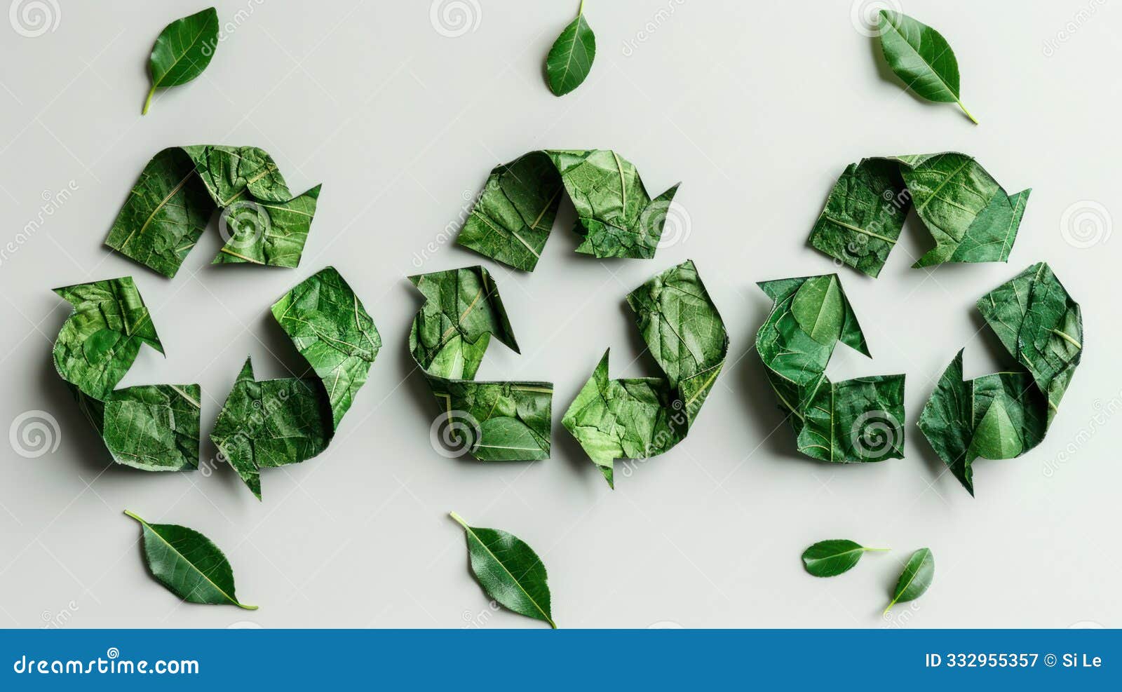 recycle  on white background: concept of reuse, reduce, recycle with recycled materials