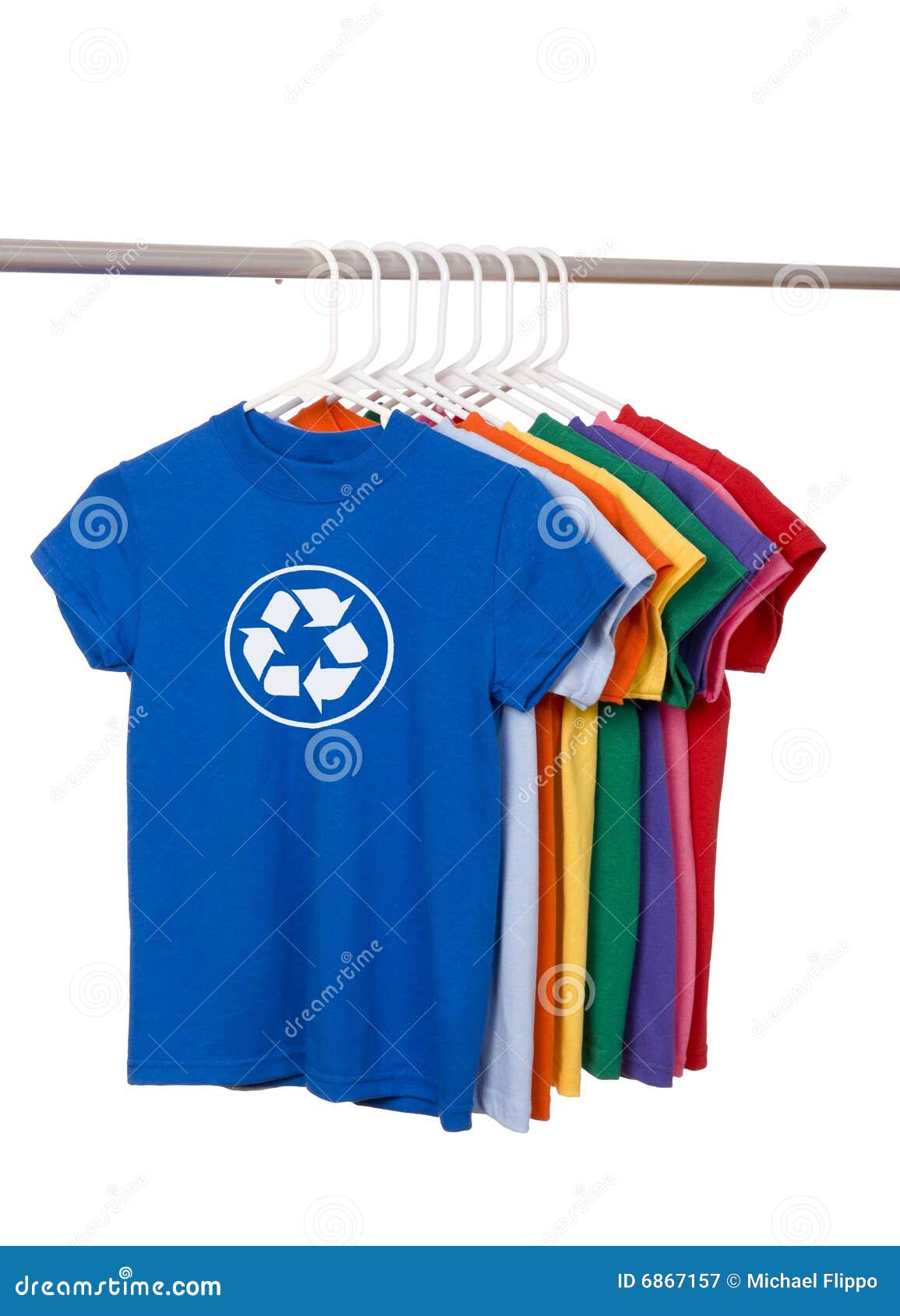 Recycle TShirts stock image. Image of symbol, statement 6867157
