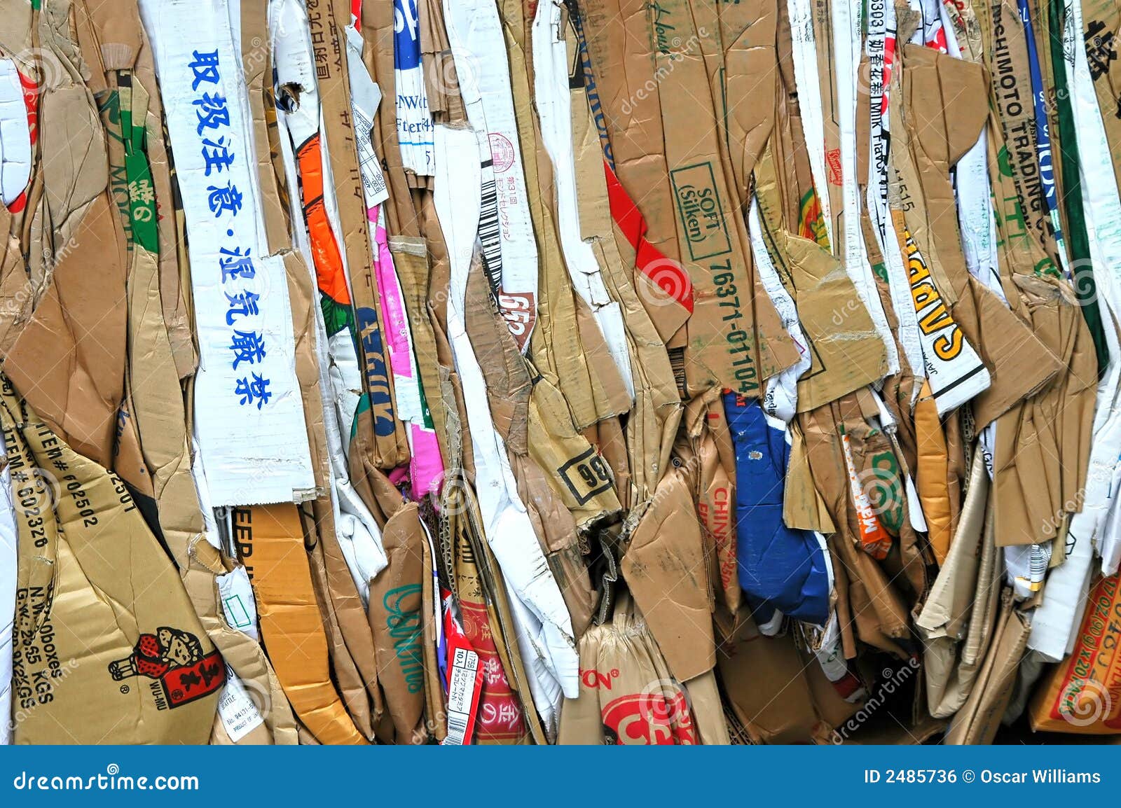 Recycled Boxes stock photo. Image of store, merchandise 2485736