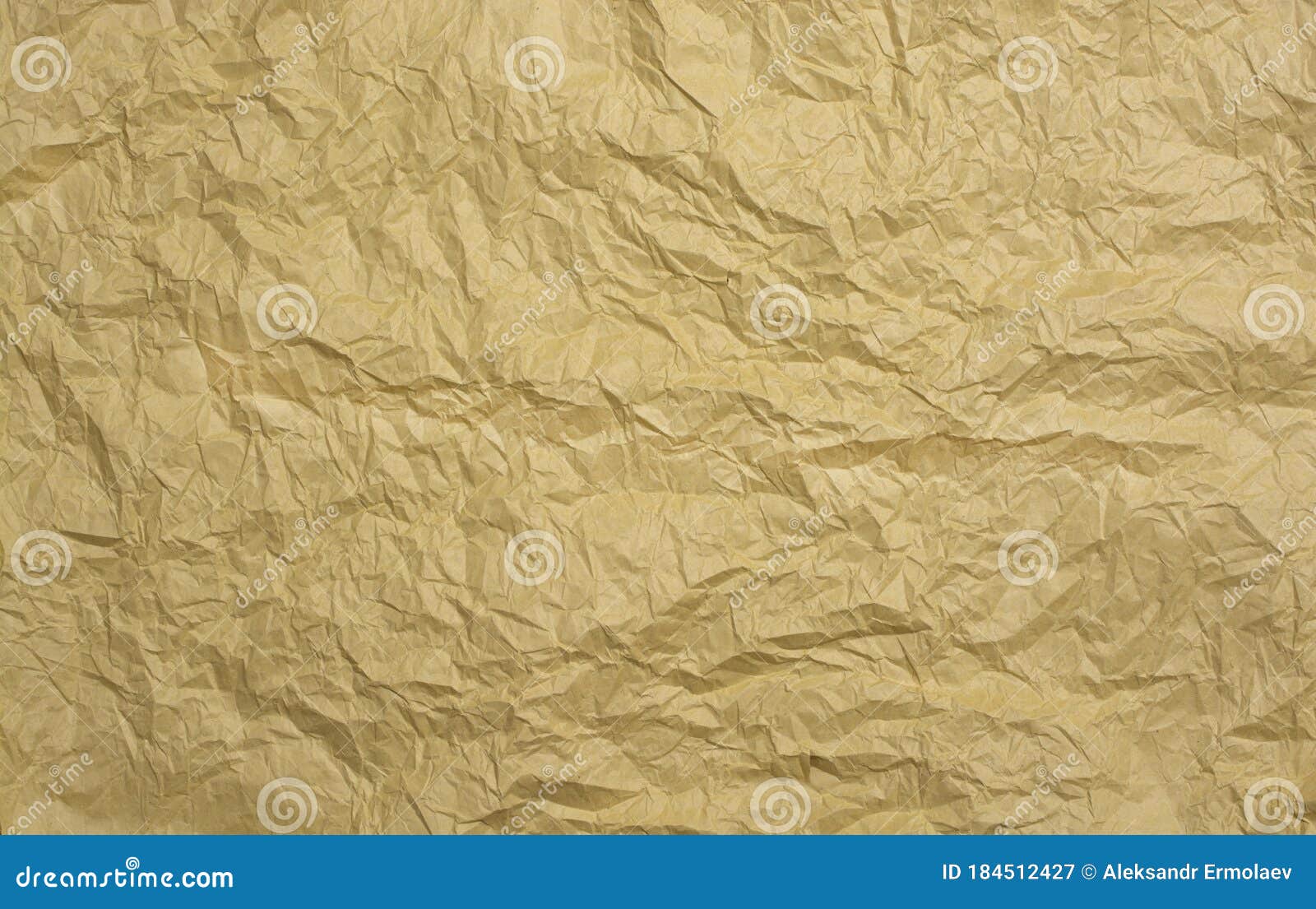 Recycled Old Crumpled Paper Background or Texture. Stock Image - Image of  arts, paper: 184512427