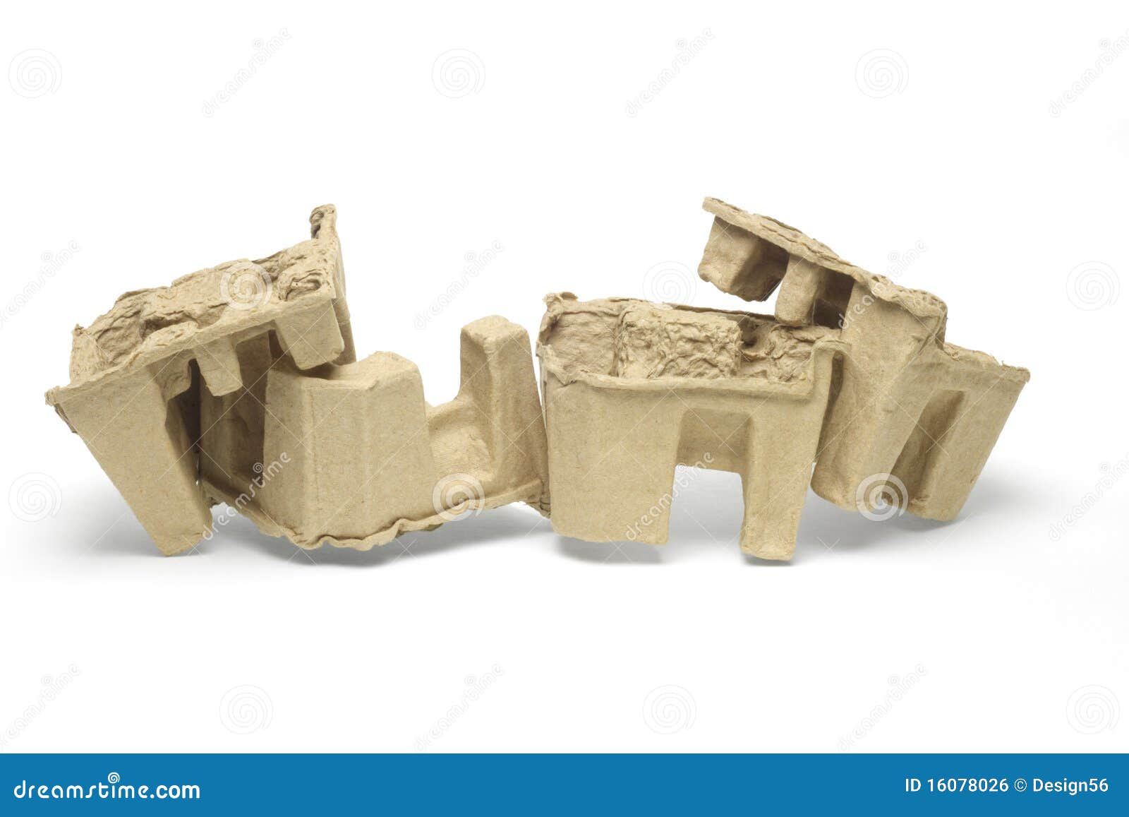 Recycled Paper Packing Protectors Stock Photo Image of group