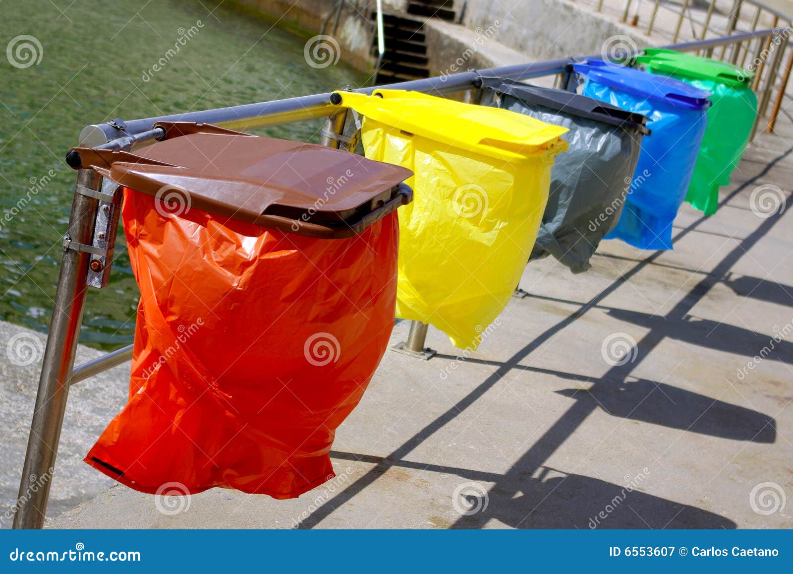 Recycling Bags stock image. Image of environmental, industry 6553607